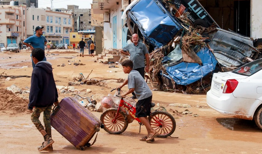 Các yếu tố khiến hàng nghìn người thiệt mạng vì lũ lụt thảm khốc ở Libya - Ảnh 1.