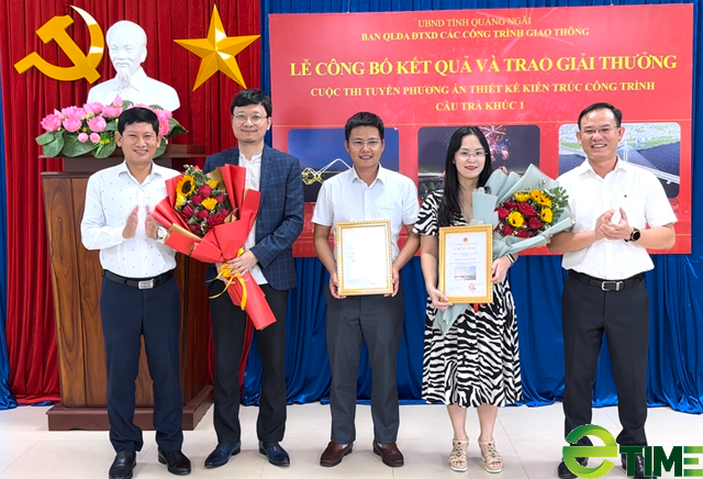 Quảng Ngãi trao giải cho các tác giả đạt giải phương án kiến trúc cầu ngàn tỷ  - Ảnh 7.