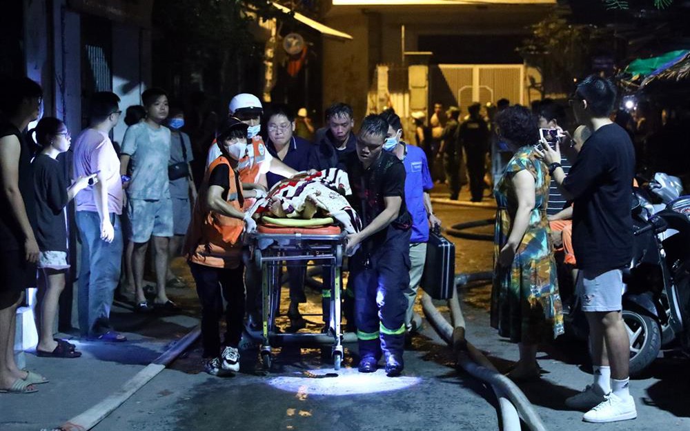 Nghệ sĩ Hoàng Thanh Du – nhà cạnh chung cư mini bị cháy thảng thốt kể về thảm cảnh trong đêm 
