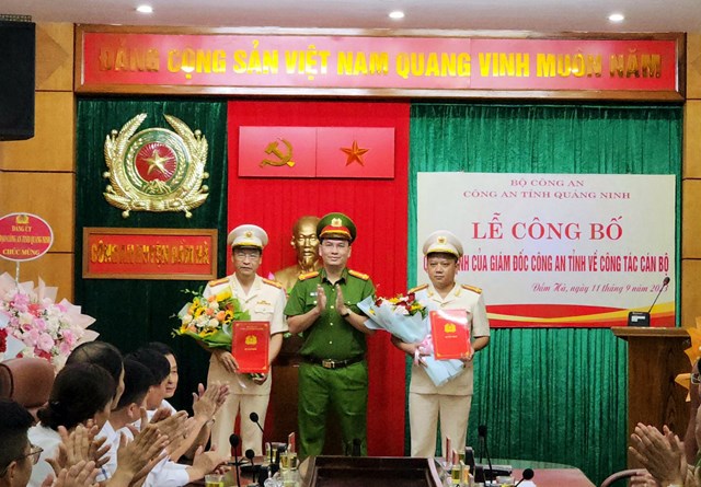 Giám đốc Công an Quảng Ninh Đinh Văn Nơi điều động, bổ nhiệm 11 lãnh đạo các đơn vị - Ảnh 2.