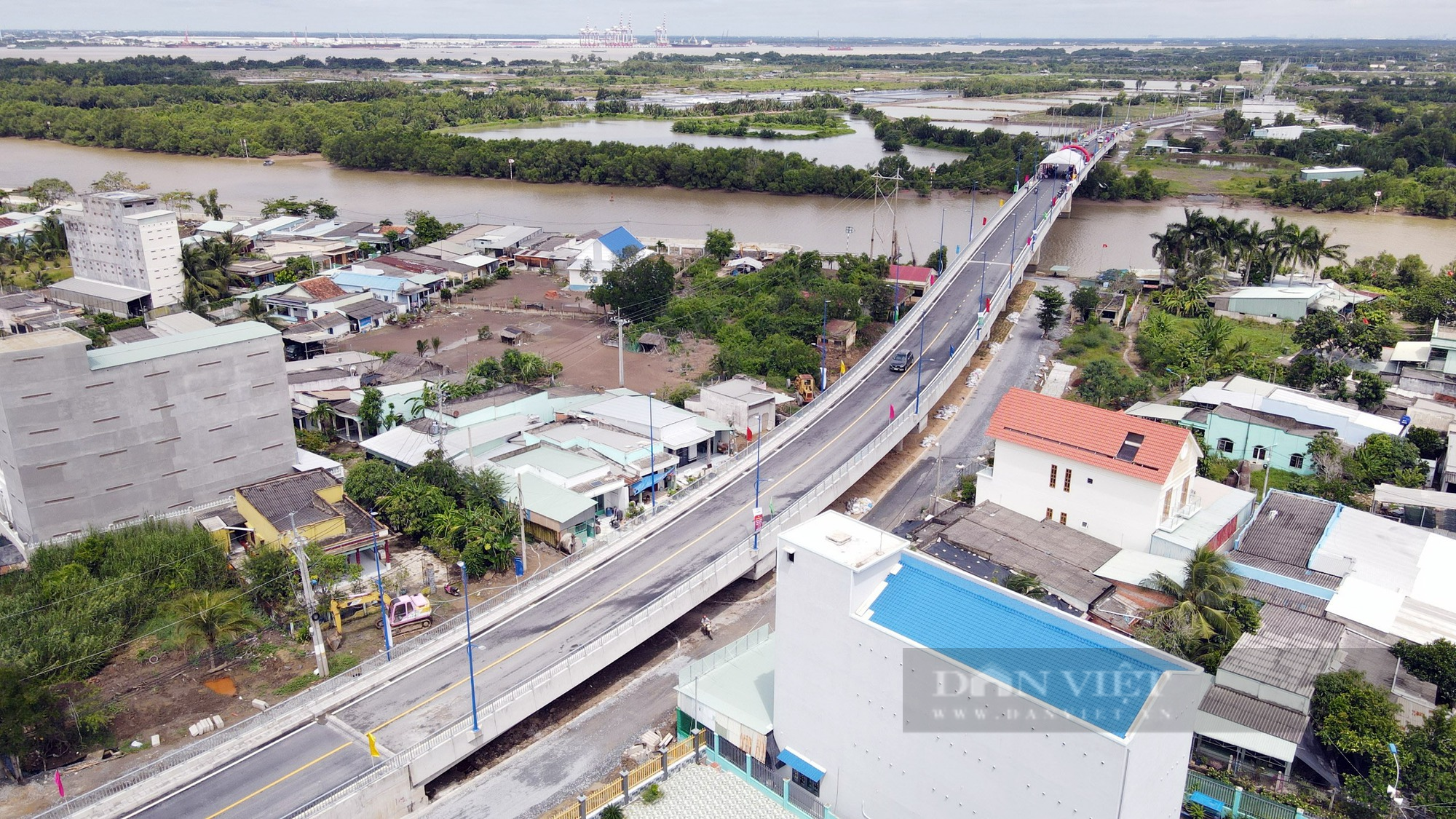 Diện mạo cây cầu hơn 340 tỷ đồng tại huyện Cần Giờ trong ngày thông xe - Ảnh 9.