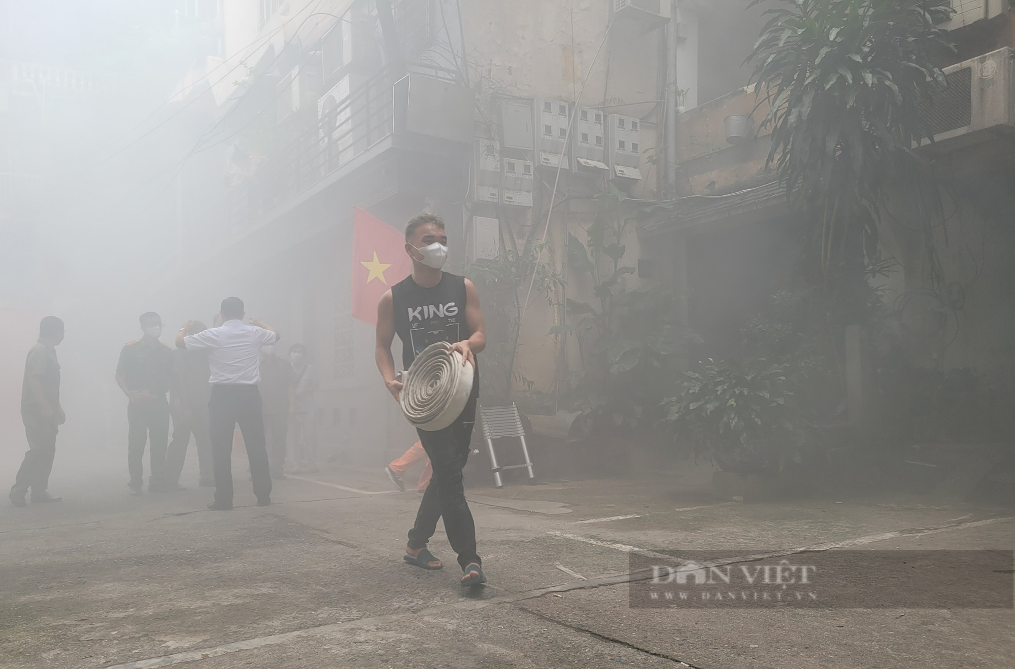 Quận Ba Đình: Diễn tập phòng cháy chữa cháy tại phường Điện Biên - Ảnh 7.