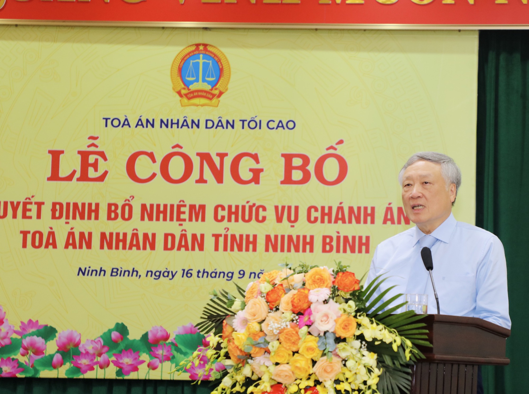 Chân dung tân Chánh án Tòa án Nhân dân tỉnh Ninh Bình Nguyễn Xuân Sơn - Ảnh 1.
