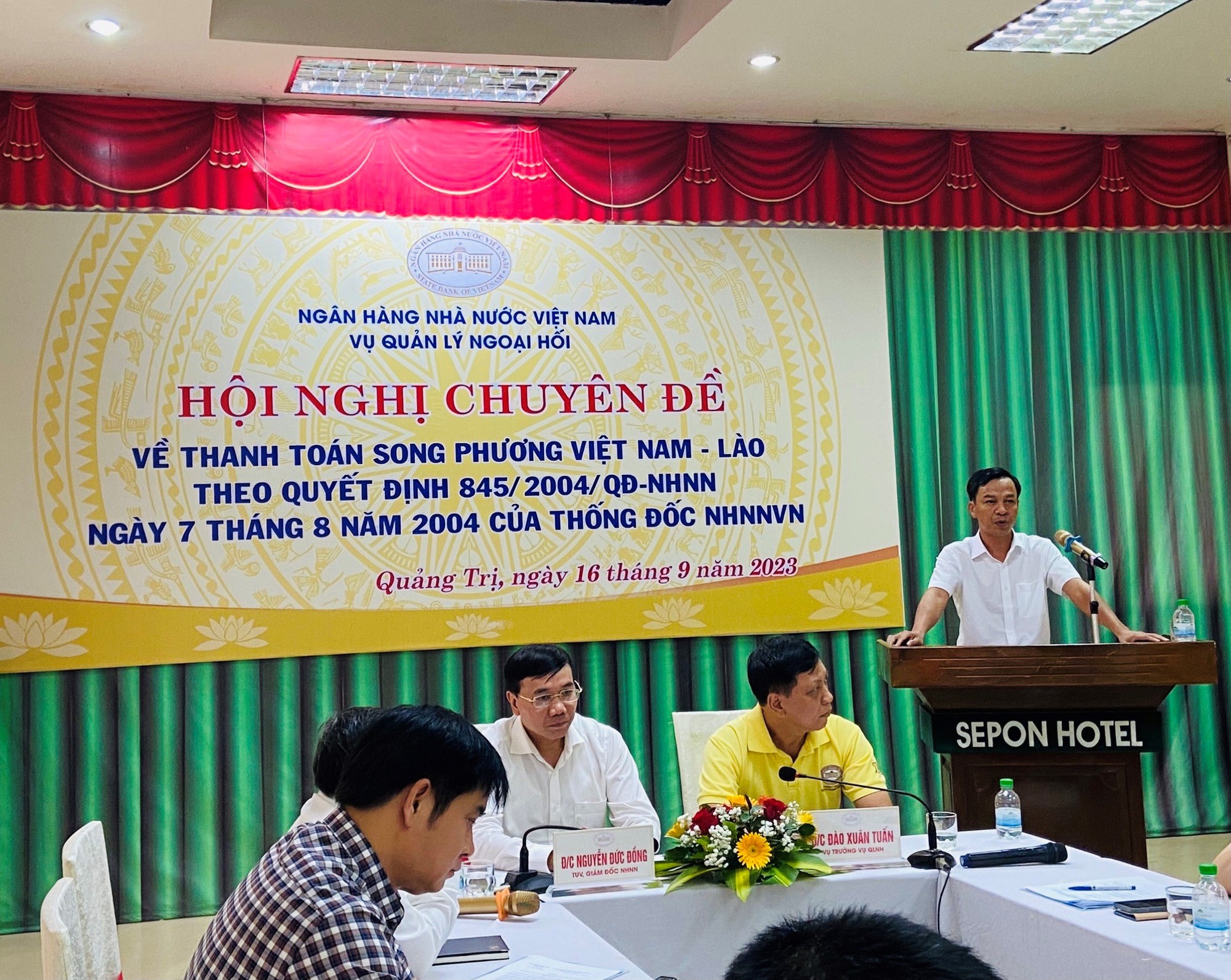 Agribank Quảng Trị phối hợp tổ chức Hội nghị thanh toán song phương Việt - Lào - Ảnh 3.
