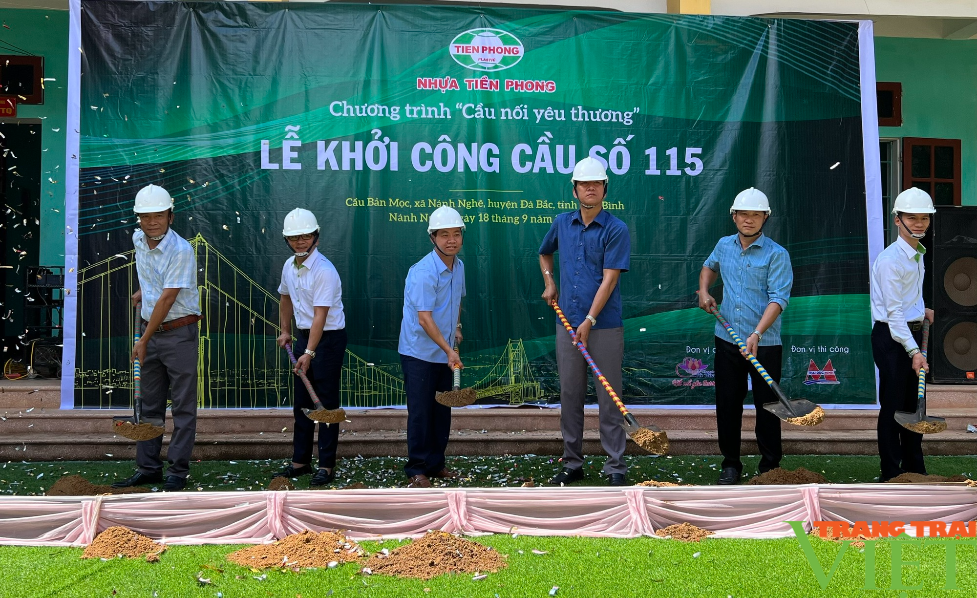 Hòa Bình: Khởi công "Cầu nối yêu thương" ở rốn nghèo Nánh Nghê - Ảnh 1. Hòa Bình: Khởi công "Cầu nối yêu thương" ở rốn nghèo Nánh Nghê - Ảnh 1.