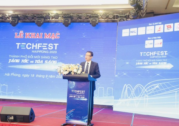 Techfest Hải Phòng 2023 quy tụ gần 500 công nghệ, giải pháp đổi mới sáng tạo đến từ 6 quốc gia - Ảnh 3.