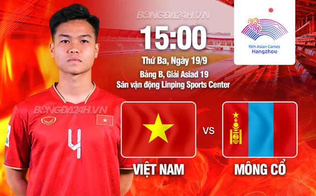 Link xem trực tiếp Olympic Việt Nam vs Olympic Mông Cổ - Ảnh 1.