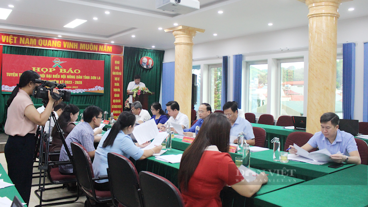 Họp báo tuyên truyền Đại hội Đại biểu Hội nông dân tỉnh Sơn La lần thứ X - Ảnh 1.