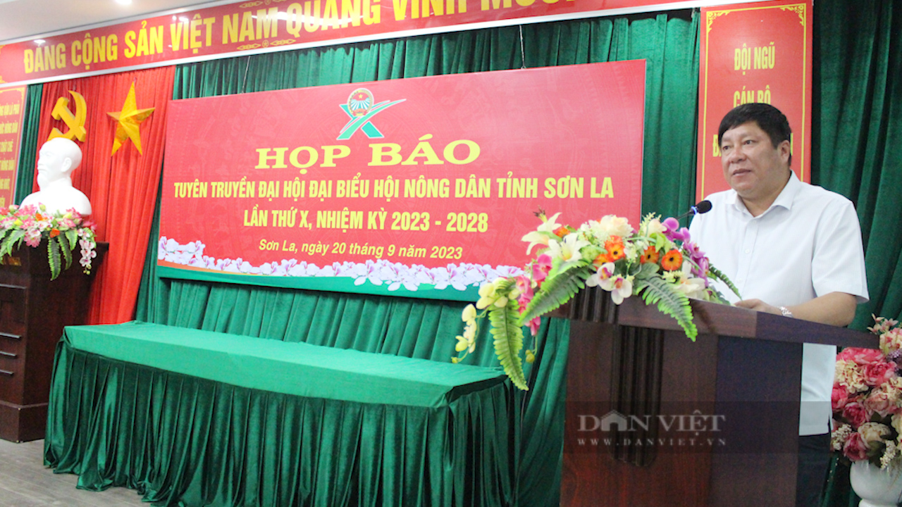 Họp báo tuyên truyền Đại hội Đại biểu Hội nông dân tỉnh Sơn La lần thứ X - Ảnh 2.
