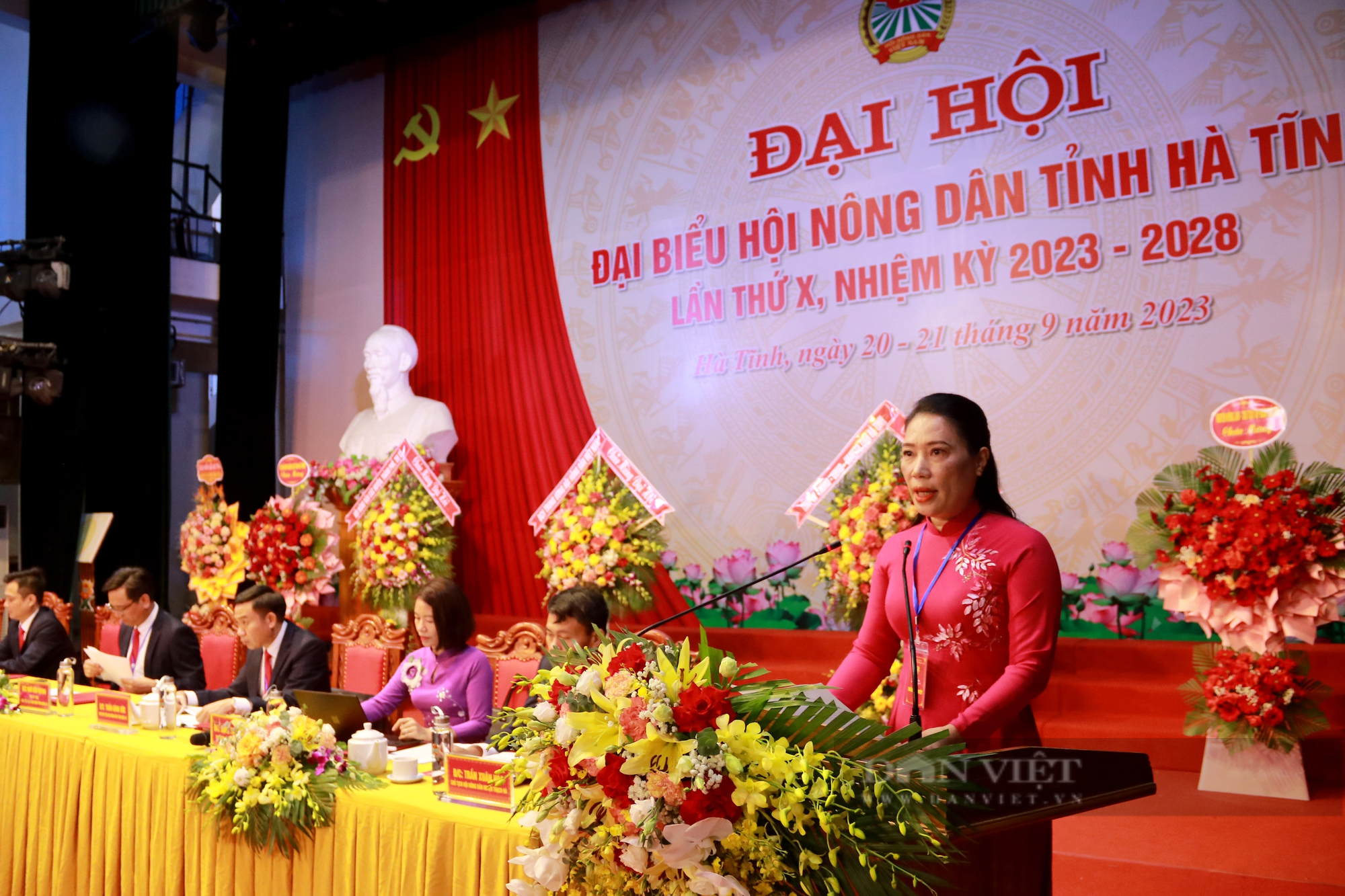 Ông Ngô Văn Huỳnh được bầu tái giữ chức Chủ tịch Hội Nông dân tỉnh Hà Tĩnh lần thứ X - Ảnh 5.