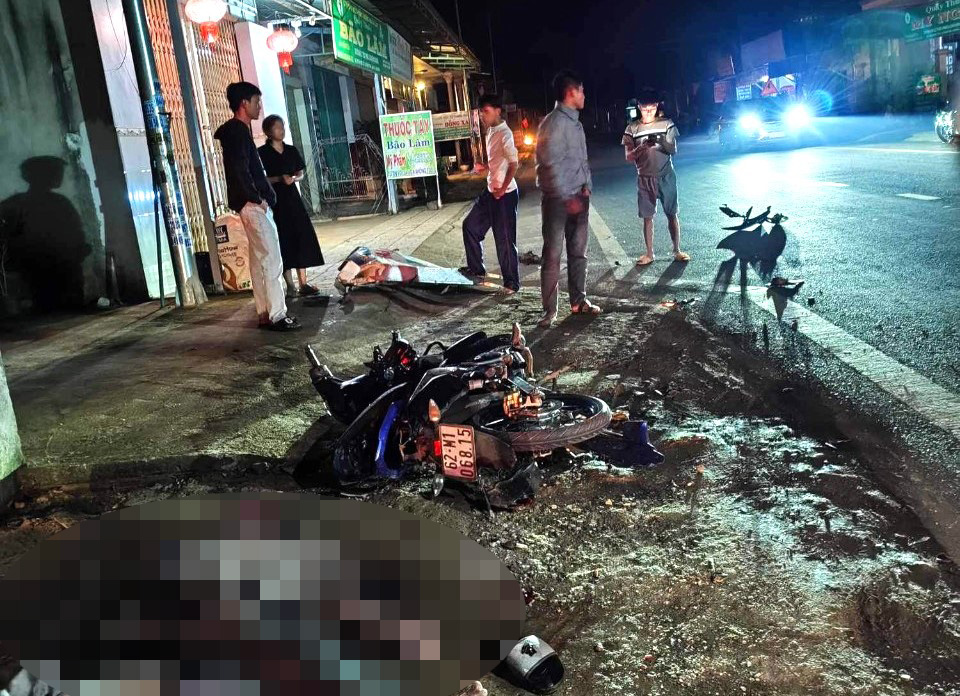 Tai nạn giao thông nghiêm trọng trong đêm, 2 anh em ruột tử vong - Ảnh 1.