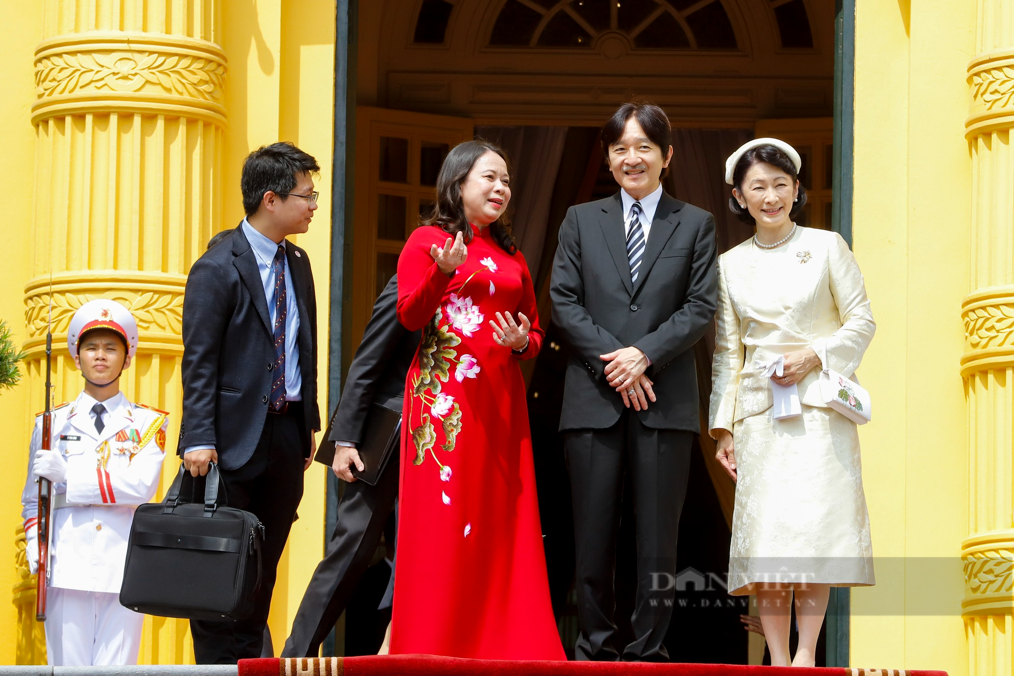 Lễ đón Hoàng thái tử Nhật Bản Akishino và Công nương Kiko thăm Việt Nam - Ảnh 6.