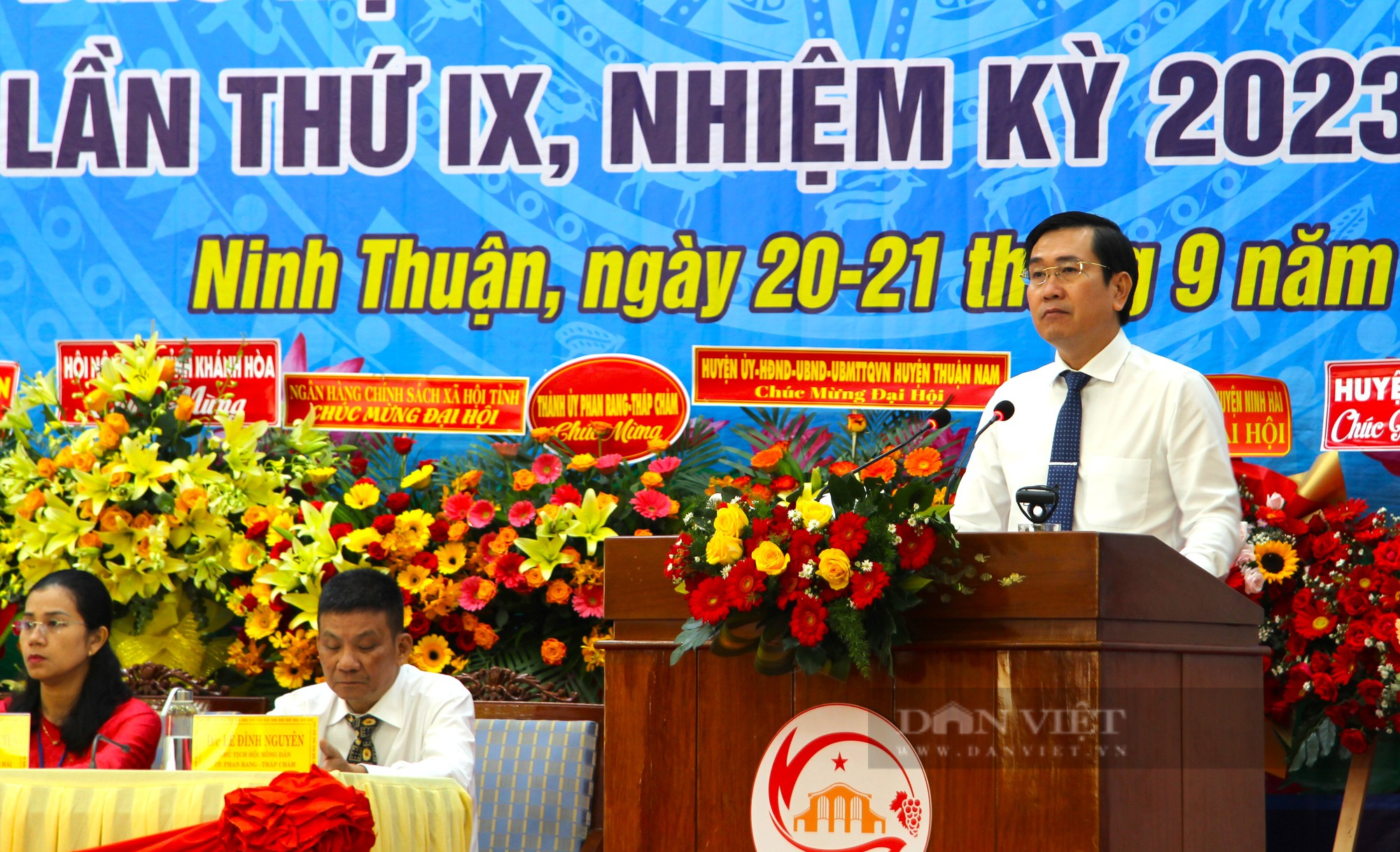 Phó chủ tịch Trung ương Hội Nguyễn Xuân Định nhấn mạnh 5 nhiệm vụ trọng tâm tại Đại hội Hội Nông dân tỉnh Ninh Thuận - Ảnh 8.