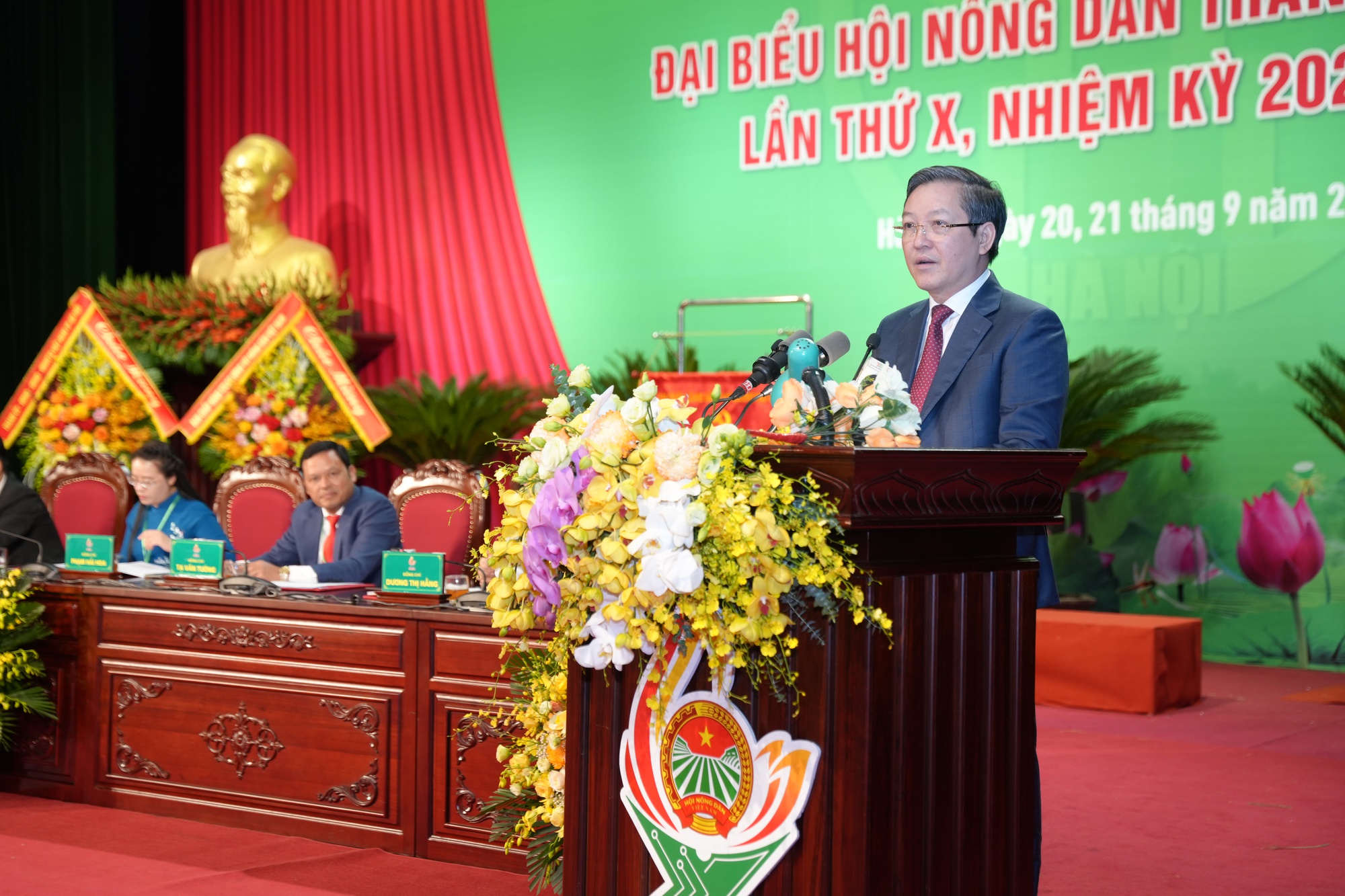 Bí thư Thành uỷ Hà Nội, Chủ tịch Hội NDVN dự, chỉ đạo Đại hội đại biểu Hội Nông dân TP Hà Nội  - Ảnh 3.