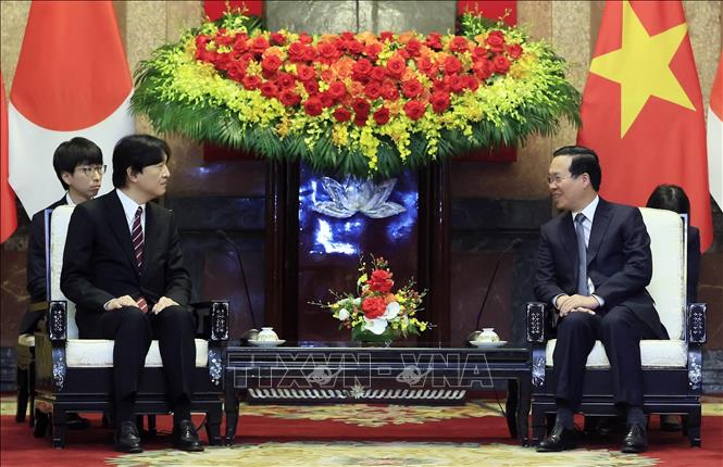 Chủ tịch nước tiếp Hoàng Thái tử Nhật Bản: Đầy đủ cơ sở nâng tầm quan hệ Việt - Nhật - Ảnh 2.