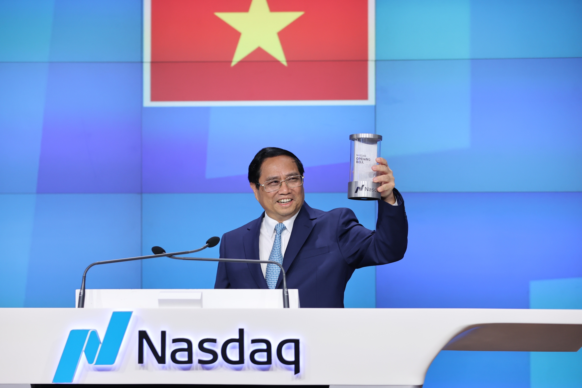 Thủ tướng rung chuông tại Sàn chứng khoán NASDAQ, kêu gọi các nhà đầu tư Hoa Kỳ - Ảnh 3.