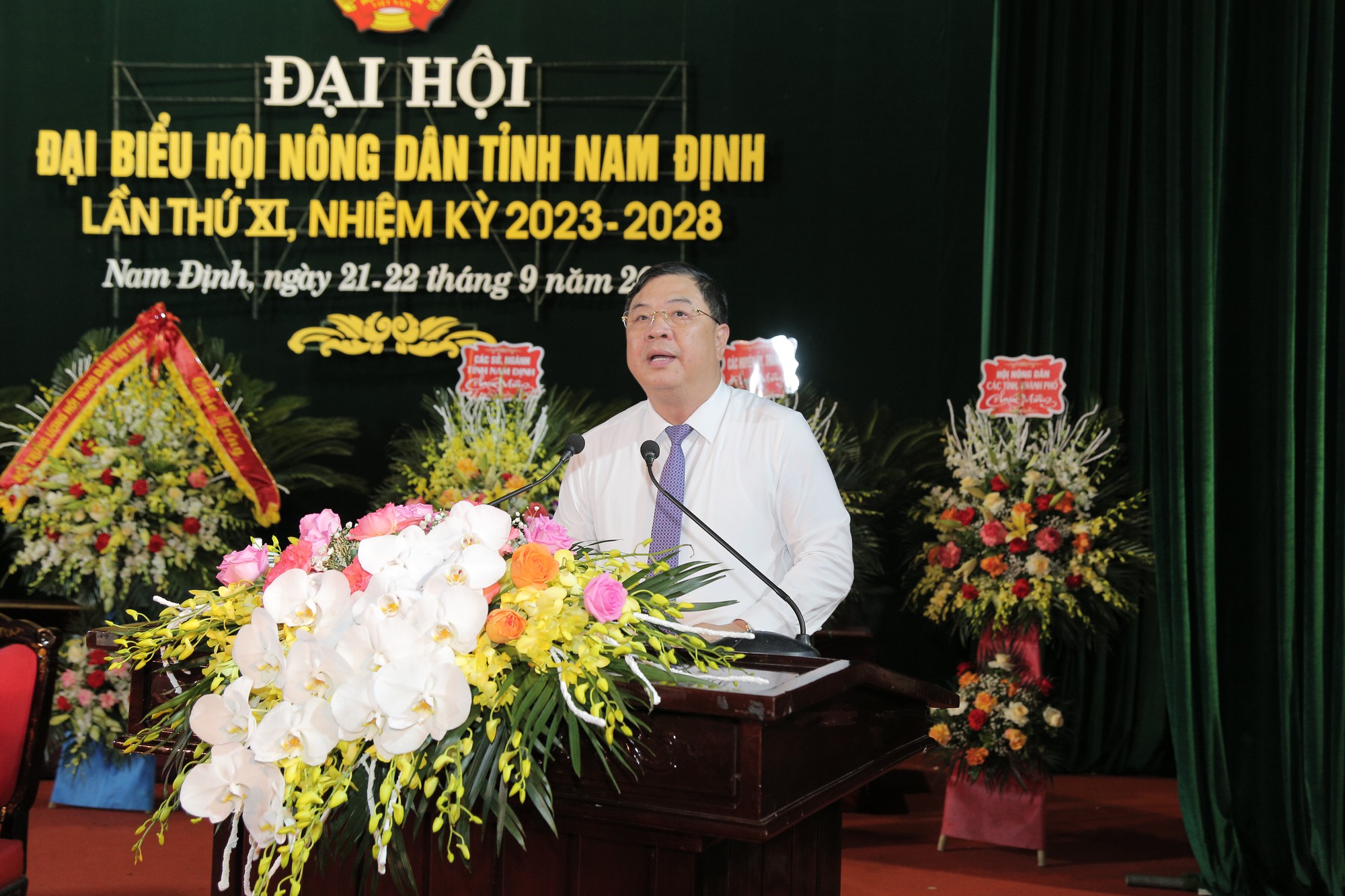 Chủ tịch Hội NDVN, Bí thư Tỉnh ủy Nam Định dự, chỉ đạo Đại hội đại biểu Hội Nông dân tỉnh Nam Định  - Ảnh 4.