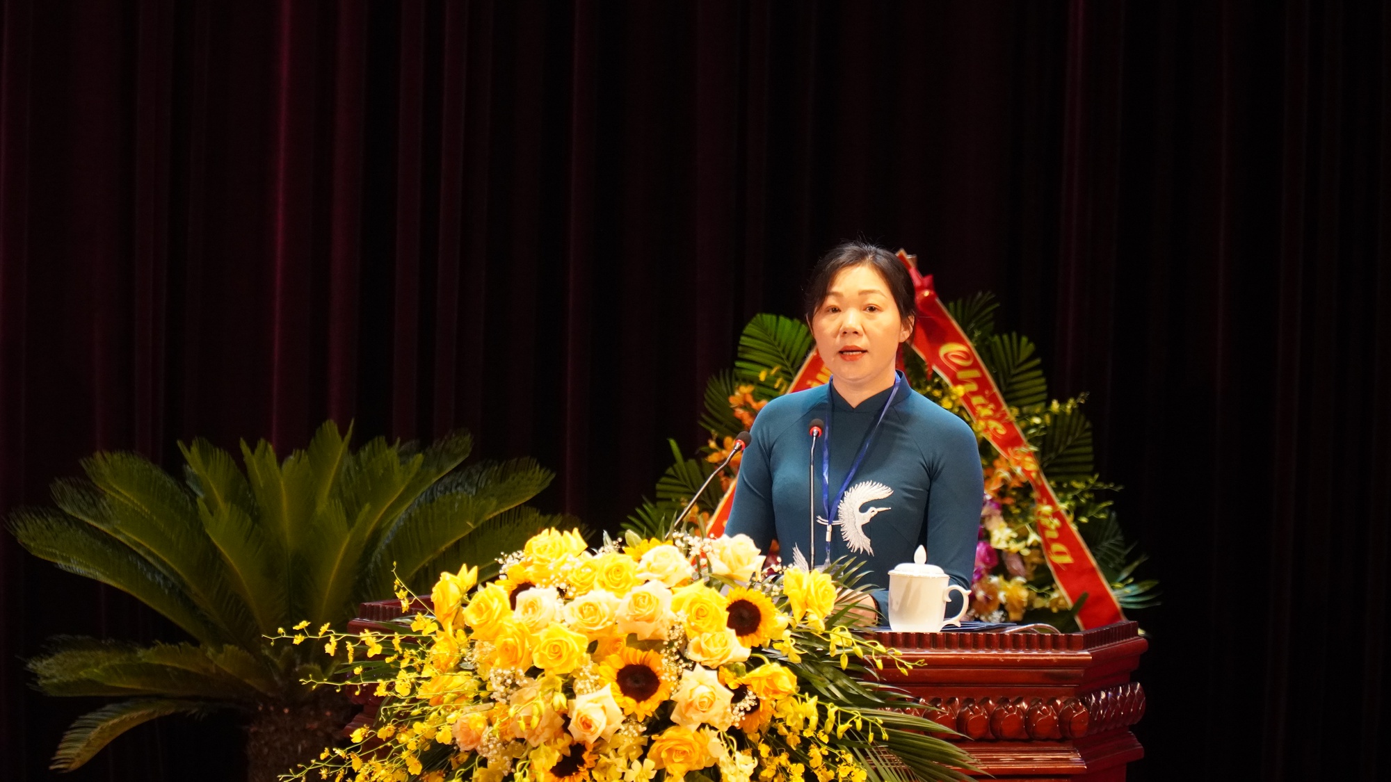 Bà Nguyễn Thị Lệ Tuyết được bầu tái cử giữ chức Chủ tịch Hội Nông dân tỉnh Bắc Ninh lần thứ X - Ảnh 1.