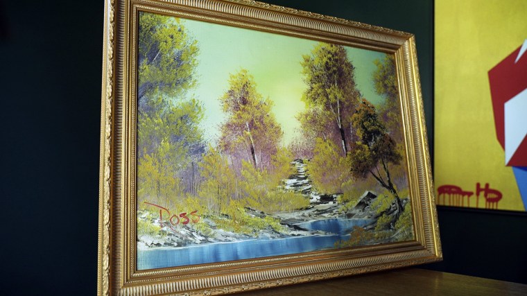 Bức tranh trị giá 100 USD của Bob Ross được đấu giá gần 10 triệu USD - Ảnh 3.
