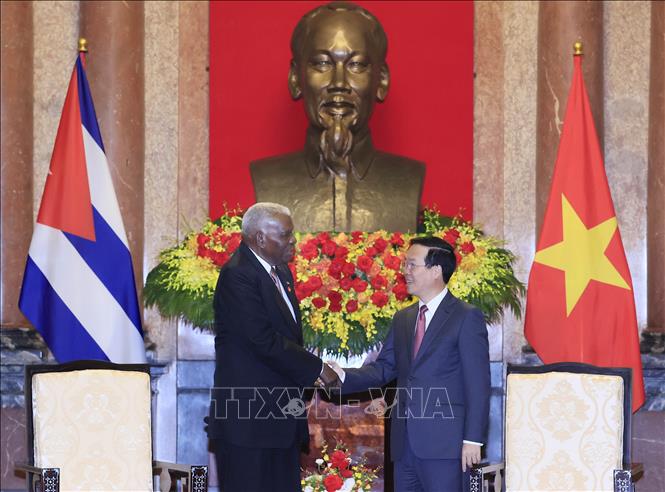 Chủ tịch nước Võ Văn Thưởng: Việt Nam sẵn sàng hỗ trợ, hợp tác với Cuba - Ảnh 1.