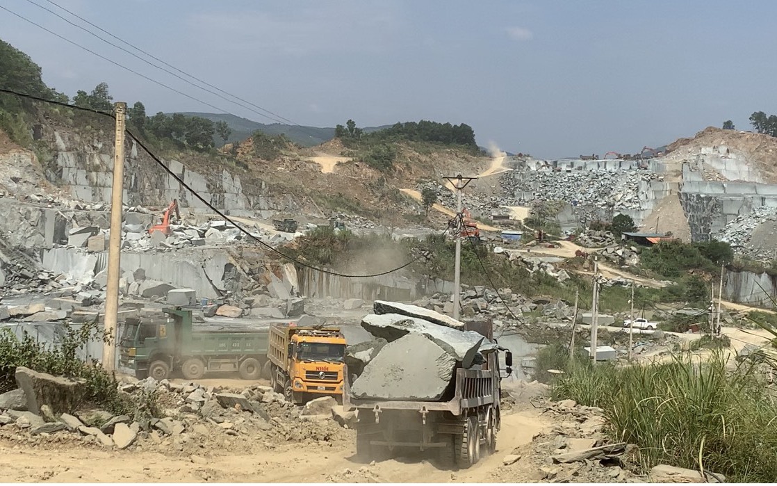 Huyện Hà Trung (Thanh Hóa): Nguy cơ mất an toàn đe dọa tính mạng người lao động tại các mỏ khai thác đá 