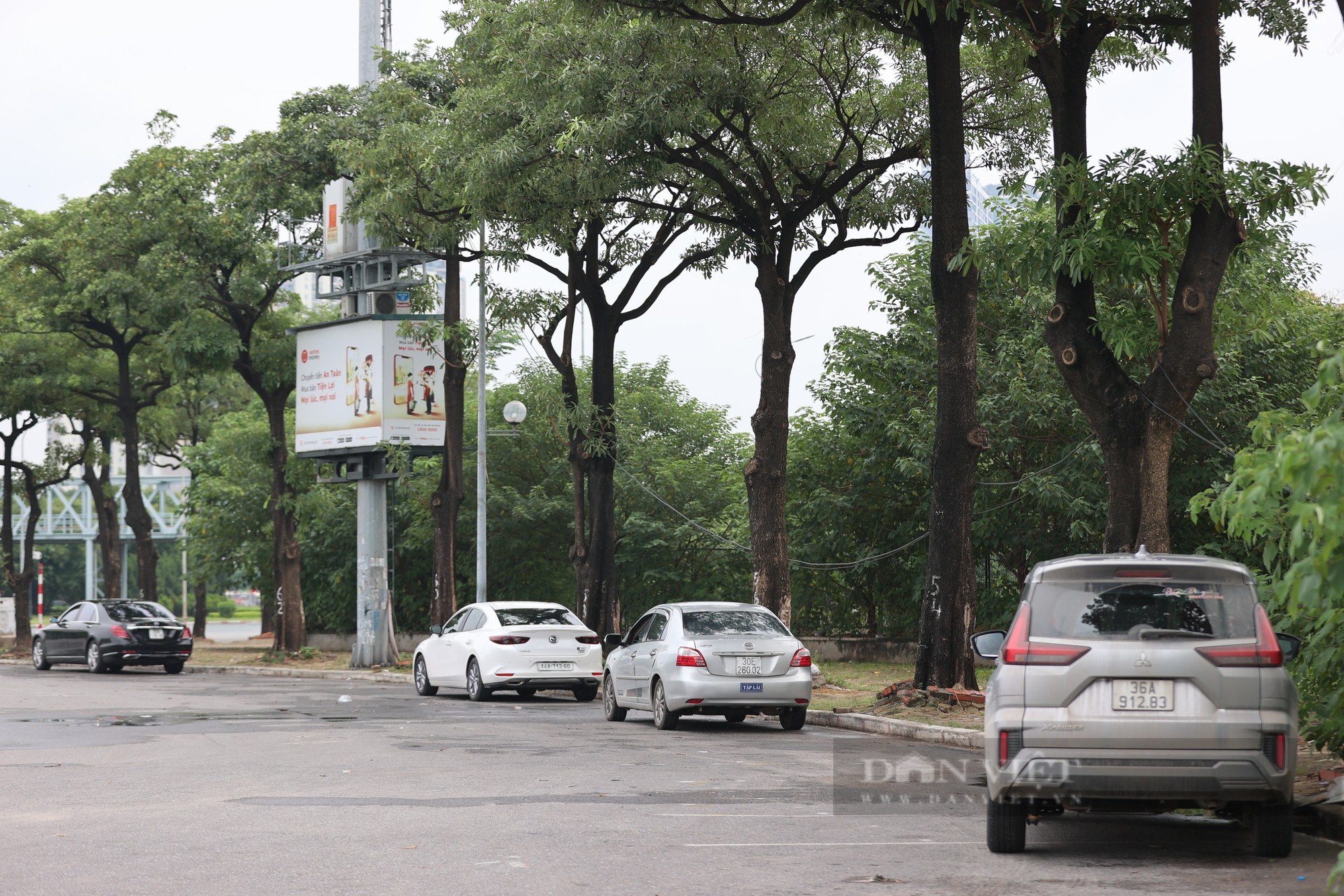 Cầu vượt ở Hà Nội cả ngày có vài người qua lại, rác và nước mưa thì lênh láng - Ảnh 12.