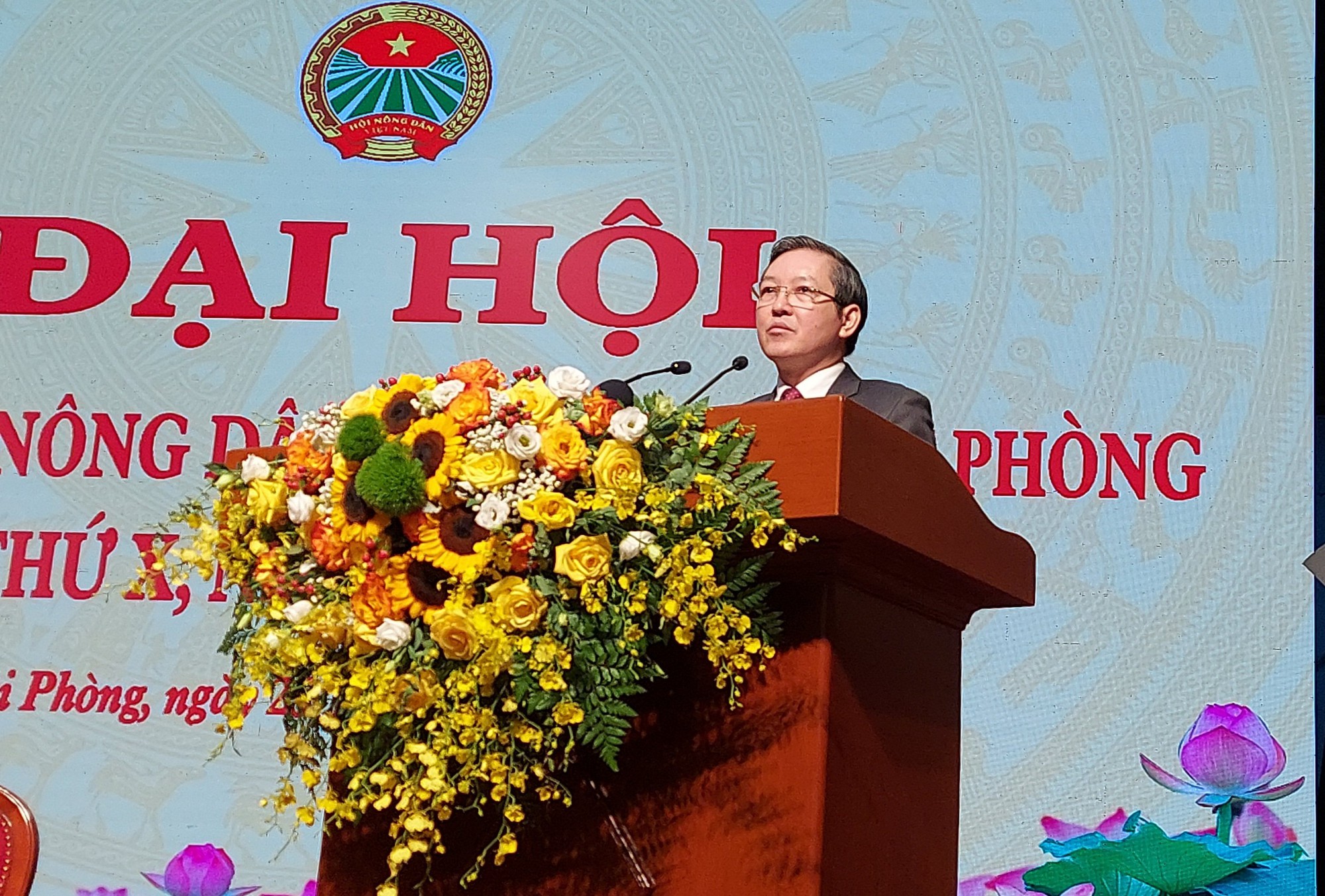 Hải Phòng: Chủ tịch Hội Nông dân Việt Nam Lương Quốc Đoàn dự, phát biểu tại Đại Hội Hội Nông dân thành phố khóa X - Ảnh 8.