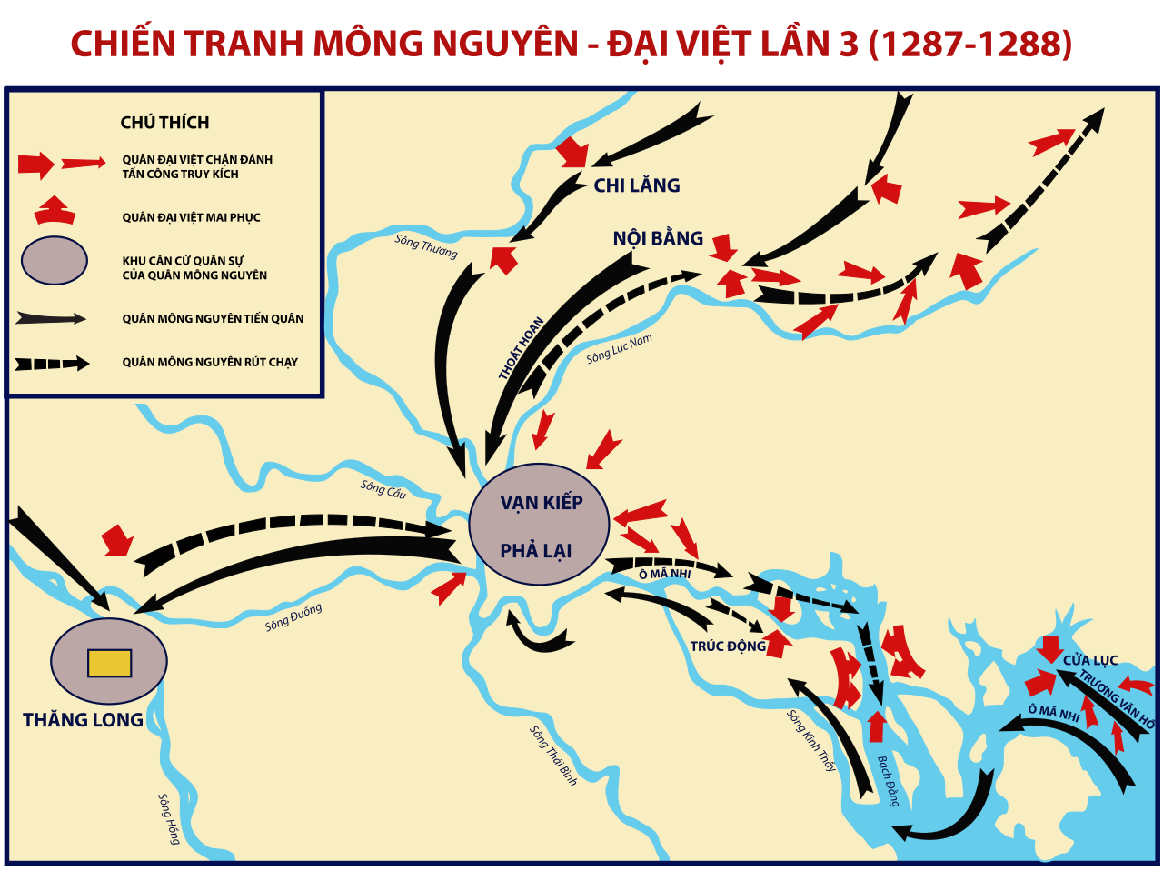 Vạn Kiếp vang lừng hào khí Đông A (Bài 1): Đại chiến trên sông Lục Đầu, tướng giặc Thoát Hoan chui ống đồng thoát thân - Ảnh 9.