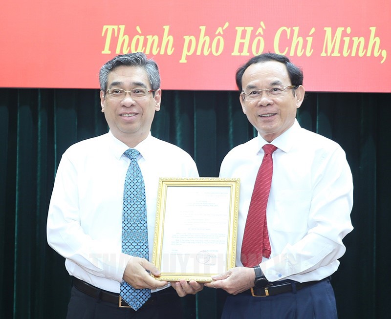 Ông Nguyễn Phước Lộc được bổ nhiệm chức Phó Bí thư Thành ủy TP.HCM - Ảnh 1.