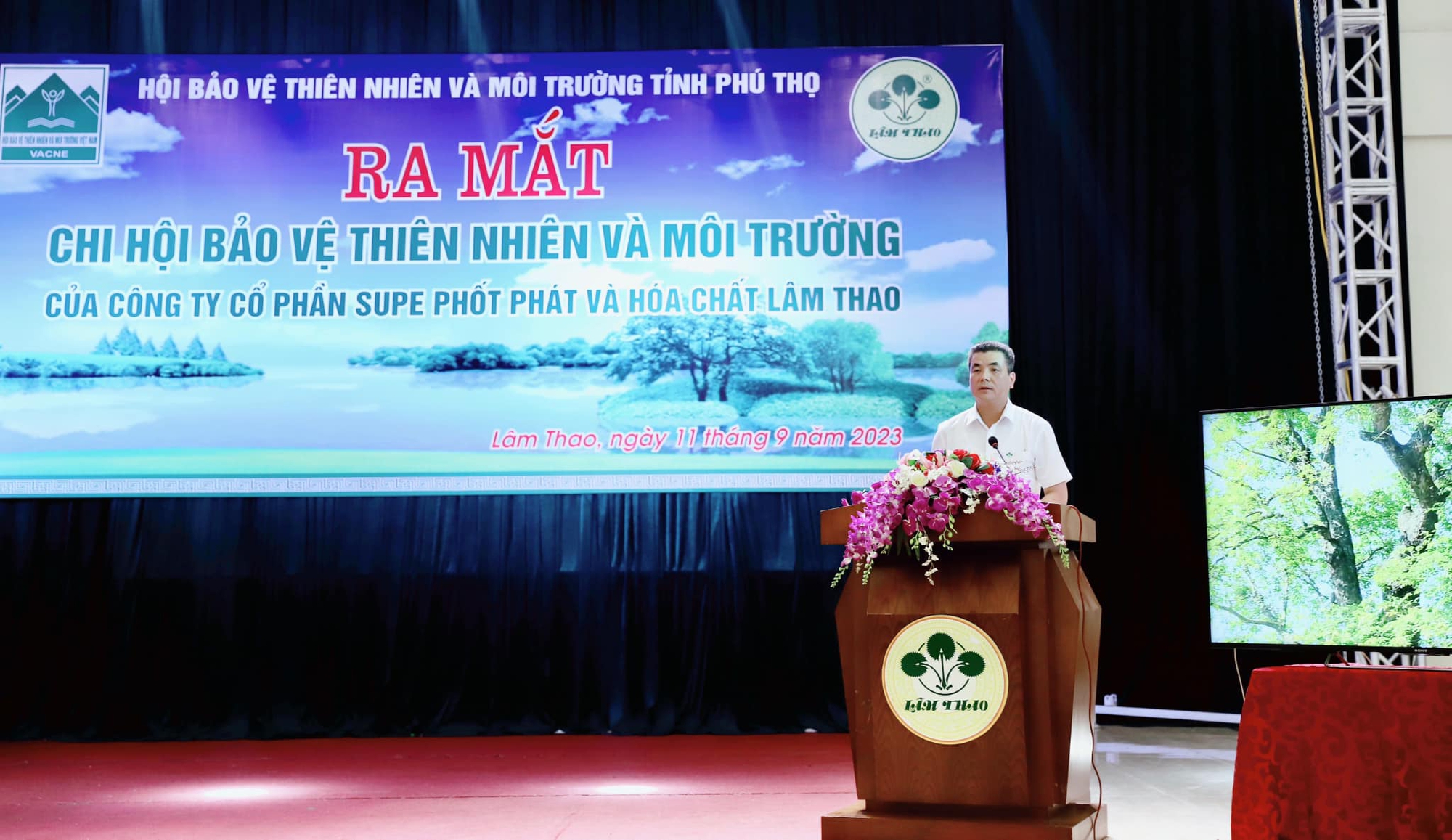Ra mắt Chi hội Bảo vệ thiên nhiên và môi trường Supe Lâm Thao - Ảnh 2.
