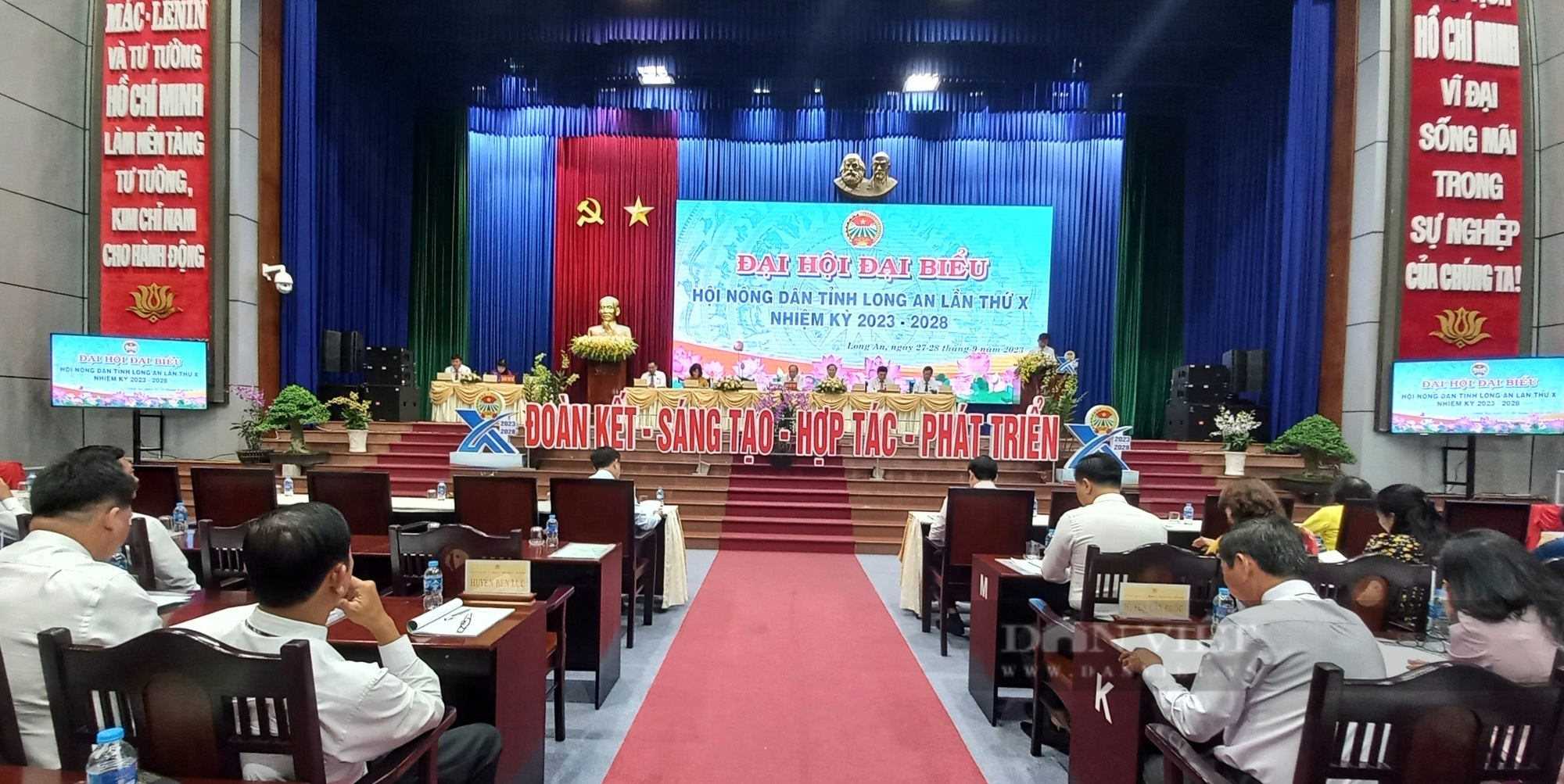 282 hội viên, nông dân ưu tú tham dự Đại hội Nông dân tỉnh Long An, nhiệm kỳ 2023 - 2028 - Ảnh 1.