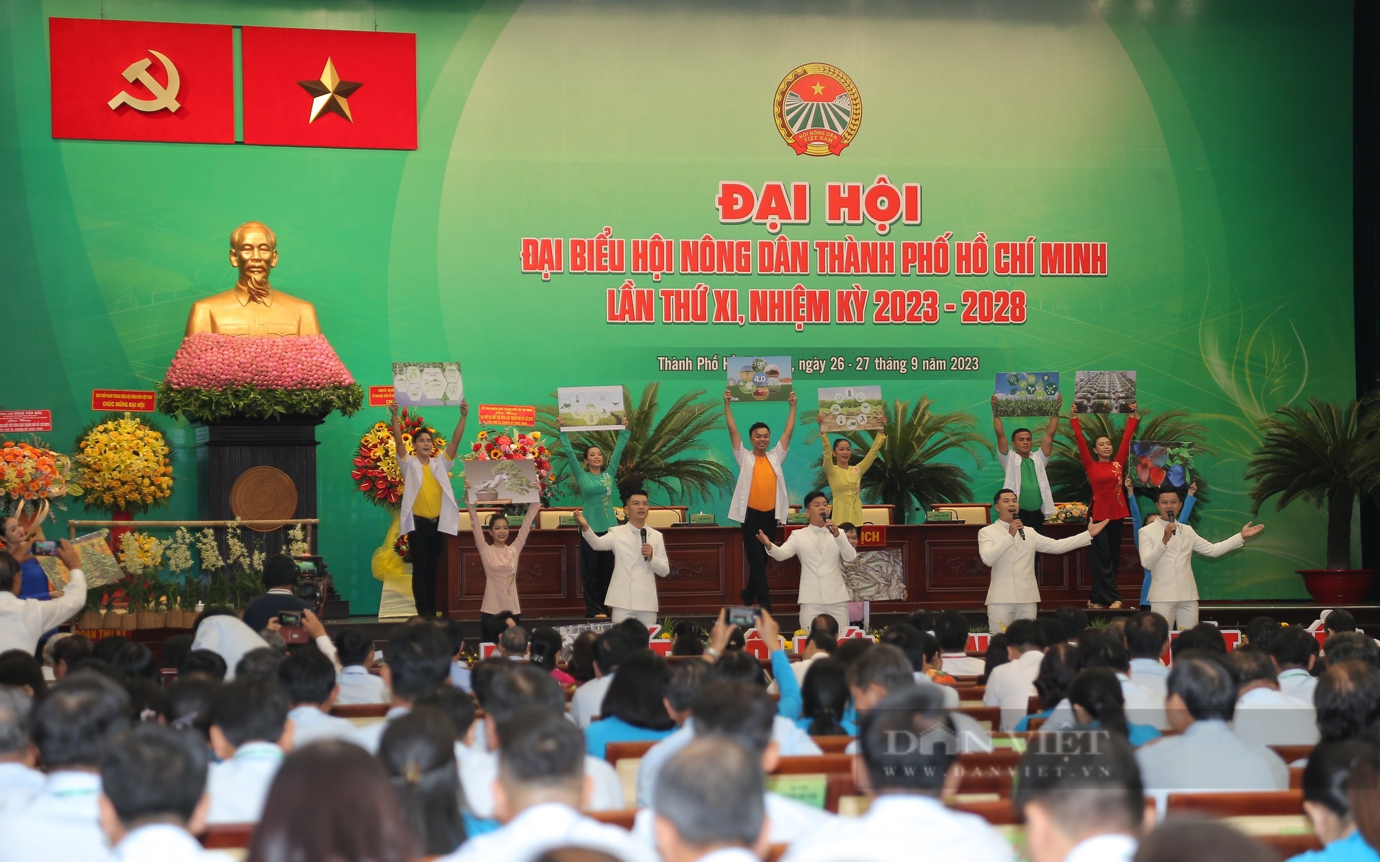 Bí thư Thành ủy TP.Hồ Chí Minh, Chủ tịch Hội NDVN dự, chỉ đạo Đại hội đại biểu Hội Nông dân TP.HCM lần thứ XI