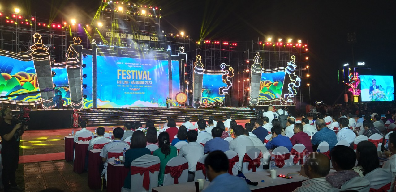 Tưng bừng chương trình khai mạc Festival Chí Linh – Hải Dương 2023 &quot;Tinh hoa hội tụ - Khát vọng toả sáng&quot; - Ảnh 4.