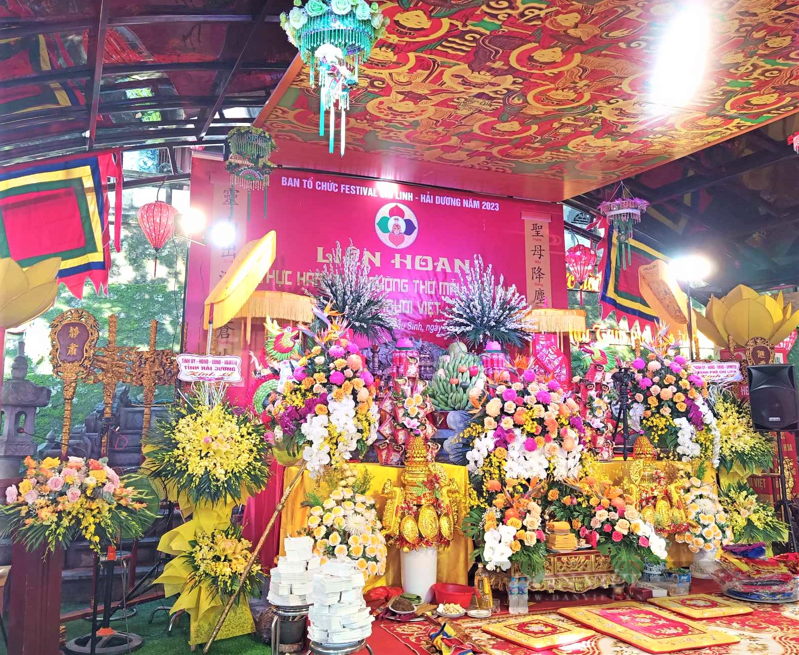 Khai mạc Liên hoan Thực hành tín ngưỡng thờ Mẫu tam phủ của người Việt tại Festival Chí Linh - Hải Dương 2023 - Ảnh 5.
