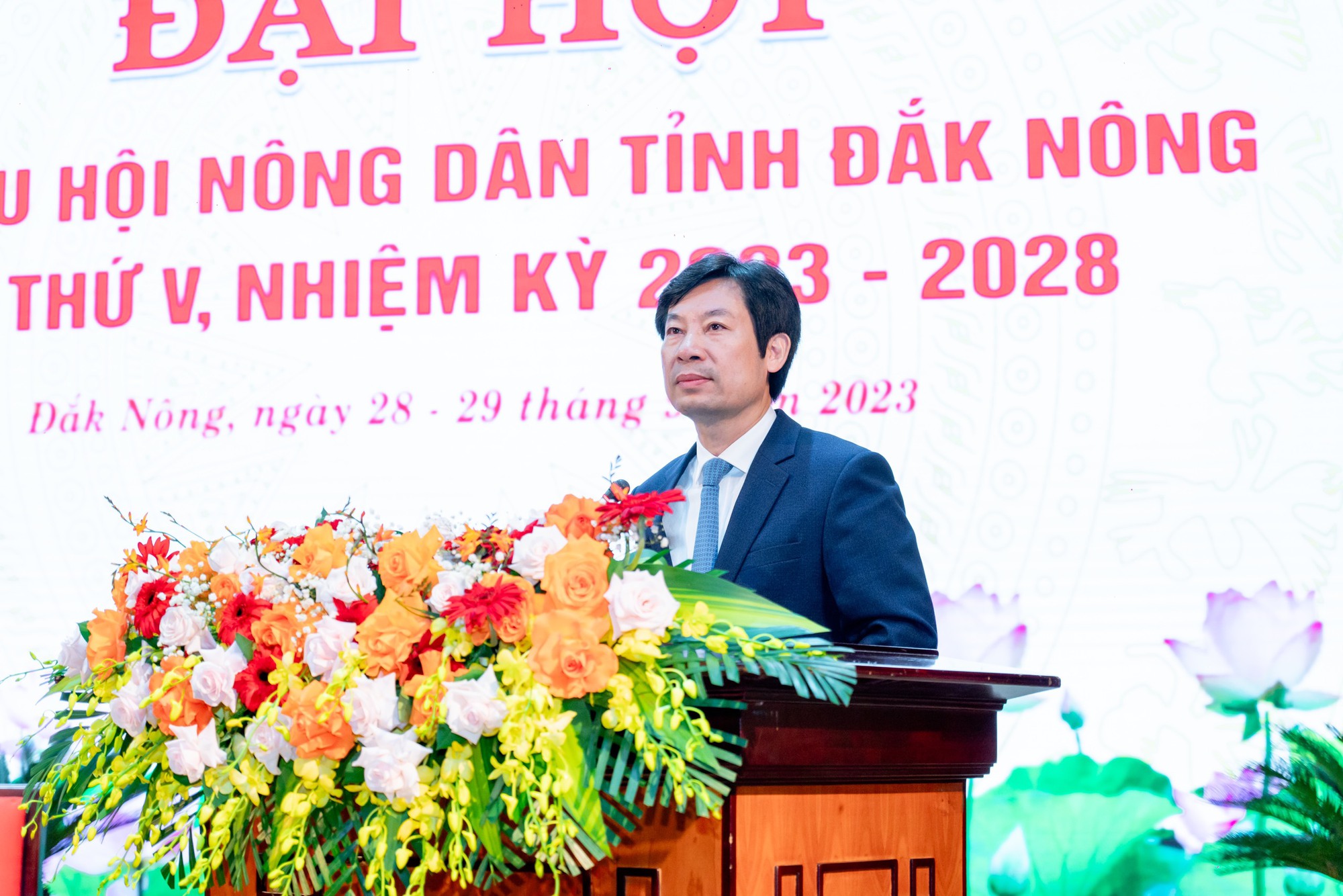 Phó Chủ tịch Hội NDVN Nguyễn Xuân Định gợi mở những nhiệm vụ quan trọng tại Đại hội đại biểu Hội ND tỉnh Đắk Nông - Ảnh 5.