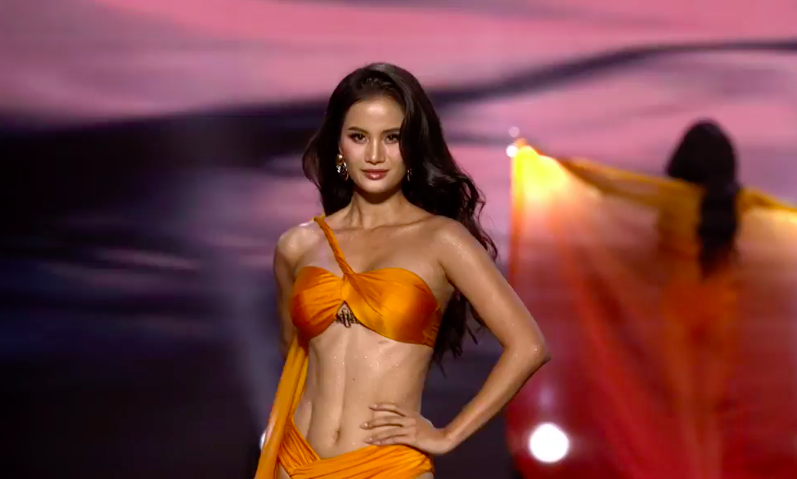 Chung kết Miss Universe Vietnam 2023: Top 18 trình diễn bikini nóng bỏng - Ảnh 7.