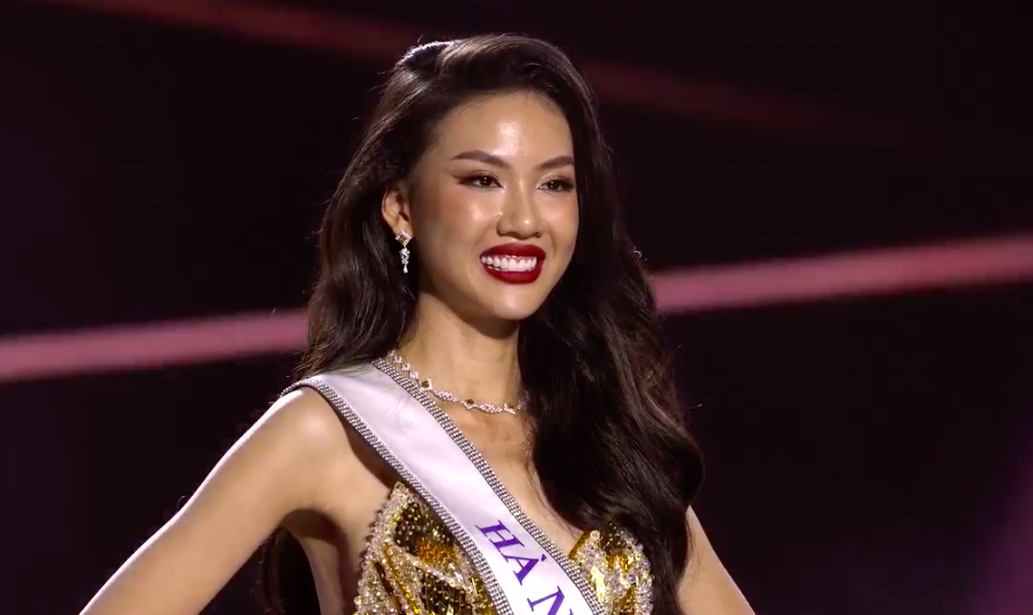 Nhan sắc xinh đẹp đầy mê hoặc của tân Miss Universe Vietnam 2023 Bùi Quỳnh Hoa - Ảnh 2.