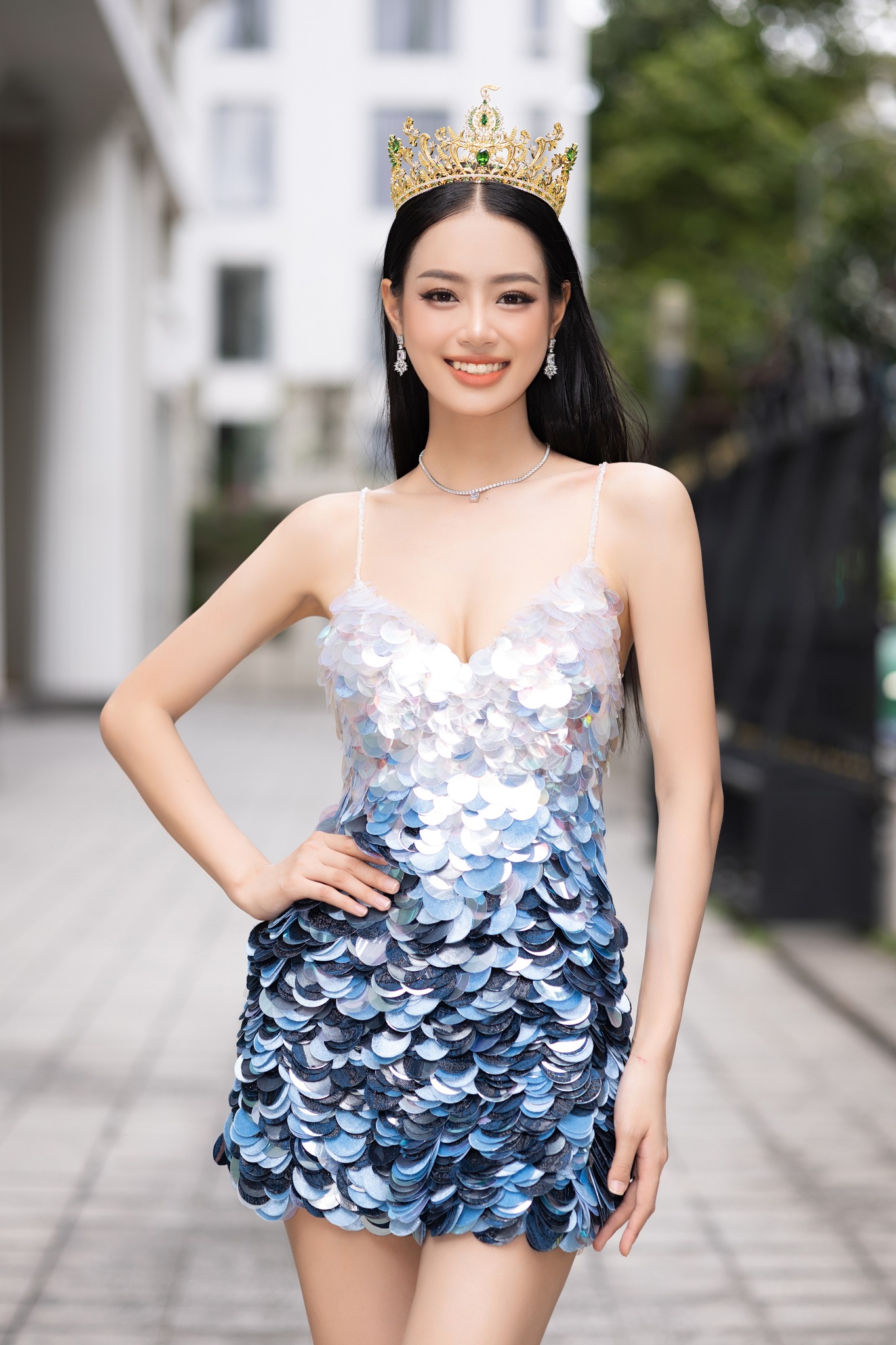 Á hậu 1 Miss Grand Vietnam 2023 Bùi Khánh Linh: &quot;Tôi chưa có bạn trai&quot; - Ảnh 7.