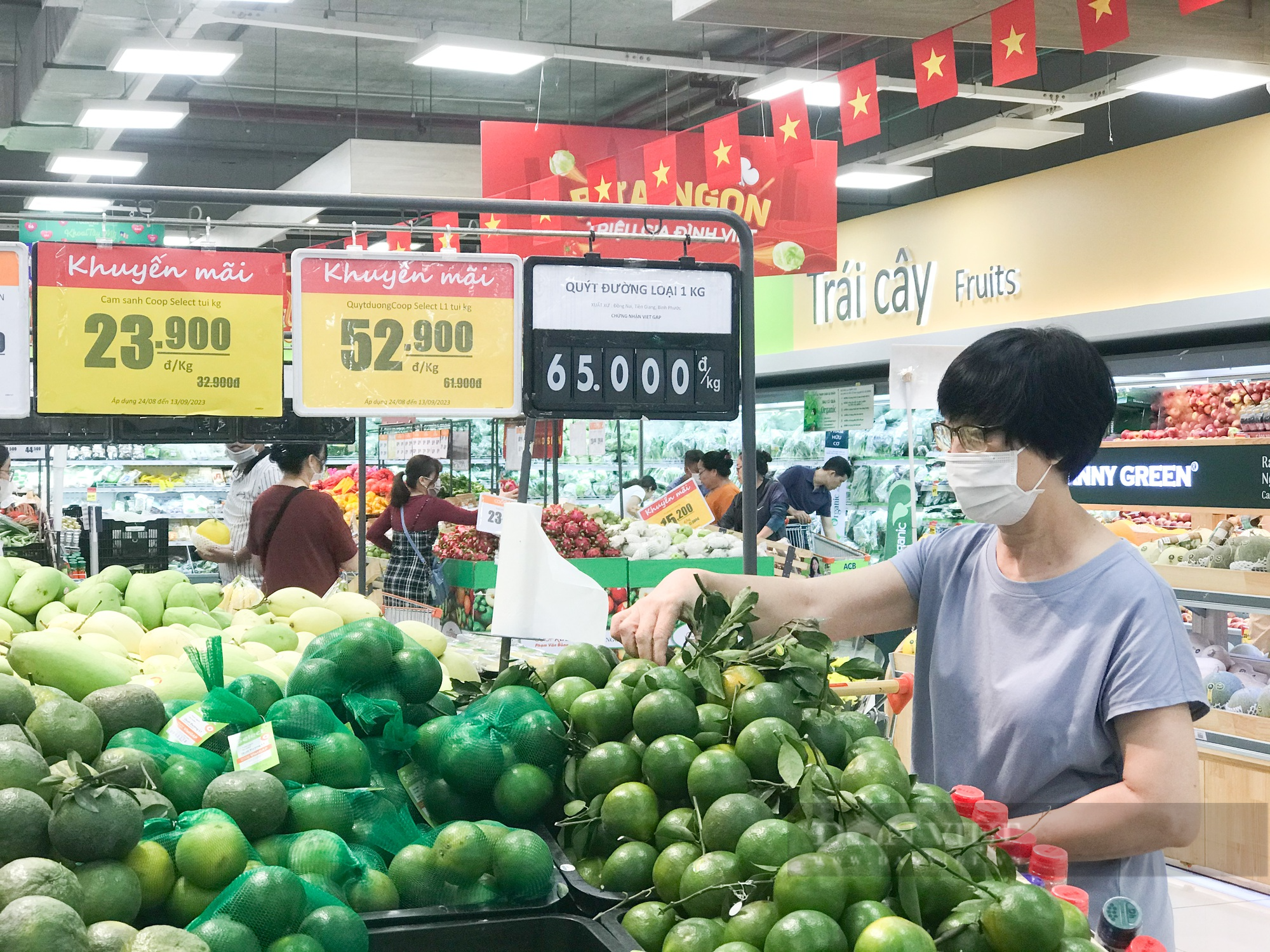 Siêu thị đua khuyến mãi trái cây, thịt bò, hải sản lễ 2/9, khách sắm cả xe vẫn muốn mua thêm - Ảnh 5.