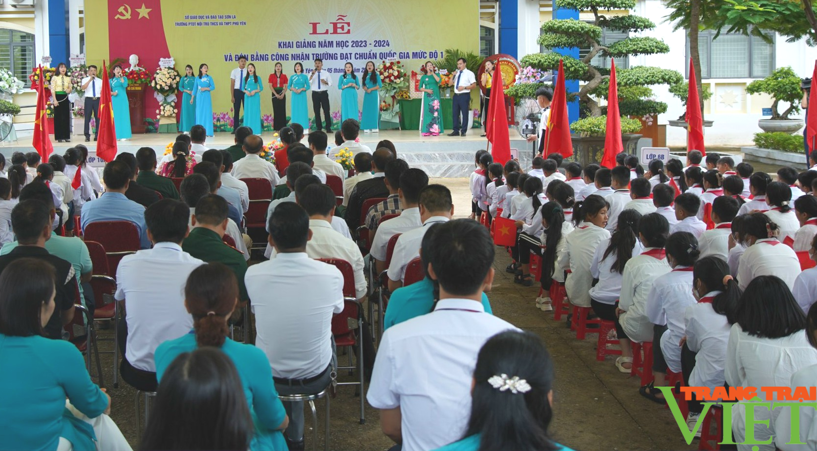 Phù Yên (Sơn La): Hơn 35 nghìn học sinh các cấp dự Lễ khai giảng - Ảnh 3.