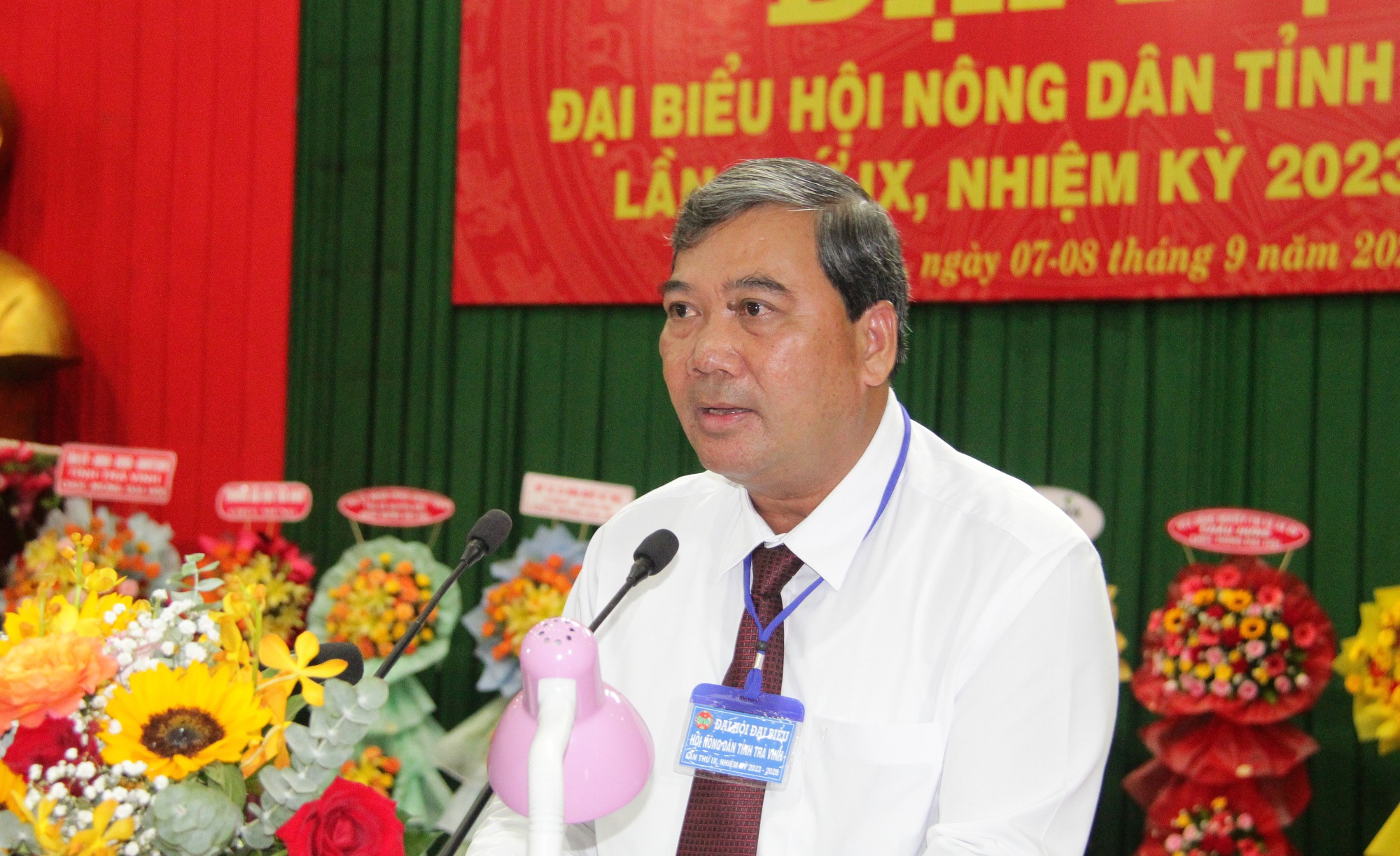 Bí thư Tỉnh ủy Trà Vinh, Phó Chủ tịch TƯ Hội NDVN dự, chỉ đạo Đại hội Hội Nông dân tỉnh Trà Vinh - Ảnh 6.