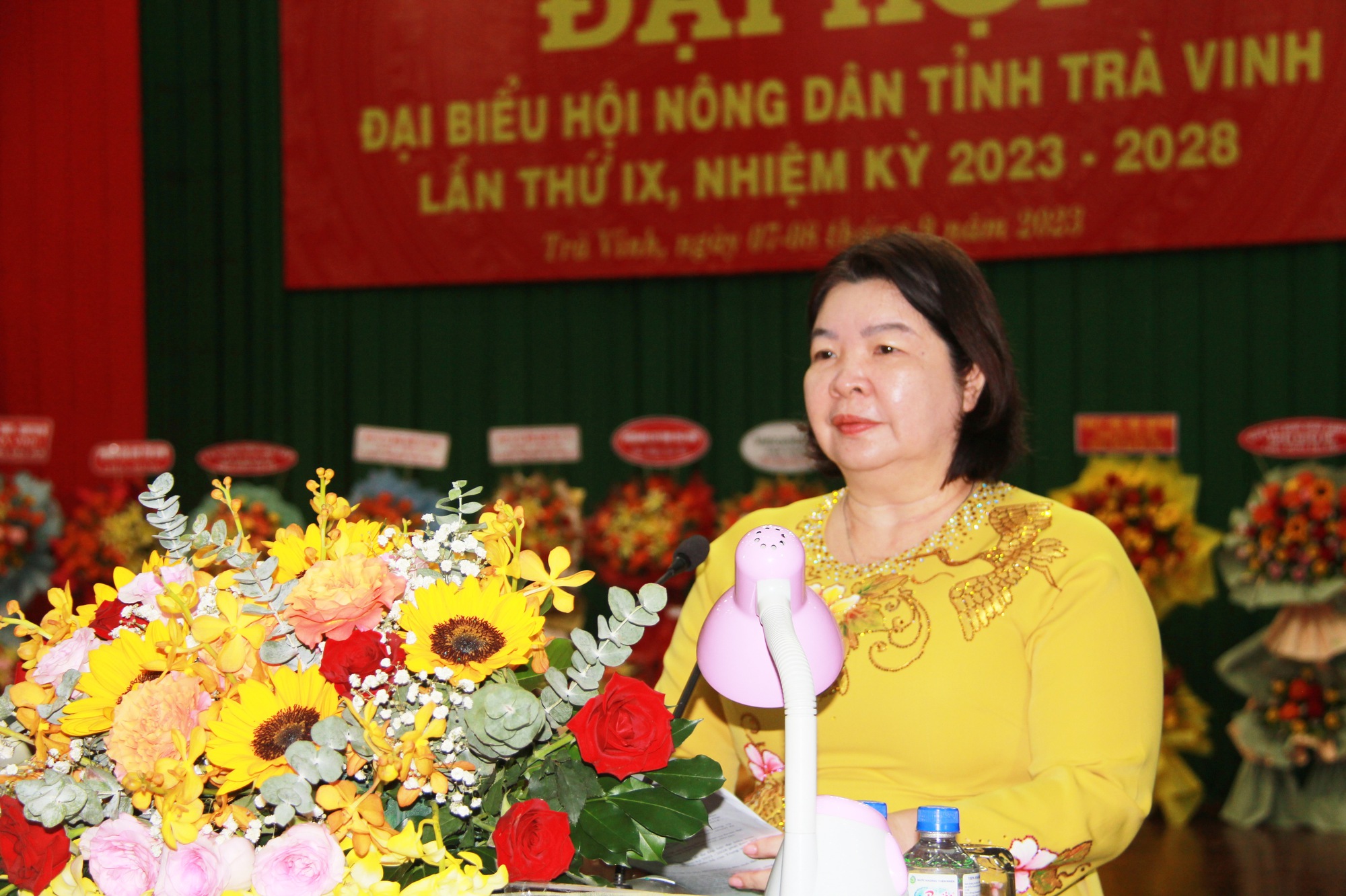 Bí thư Tỉnh ủy Trà Vinh, Phó Chủ tịch TƯ Hội NDVN dự, chỉ đạo Đại hội Hội Nông dân tỉnh Trà Vinh - Ảnh 5.