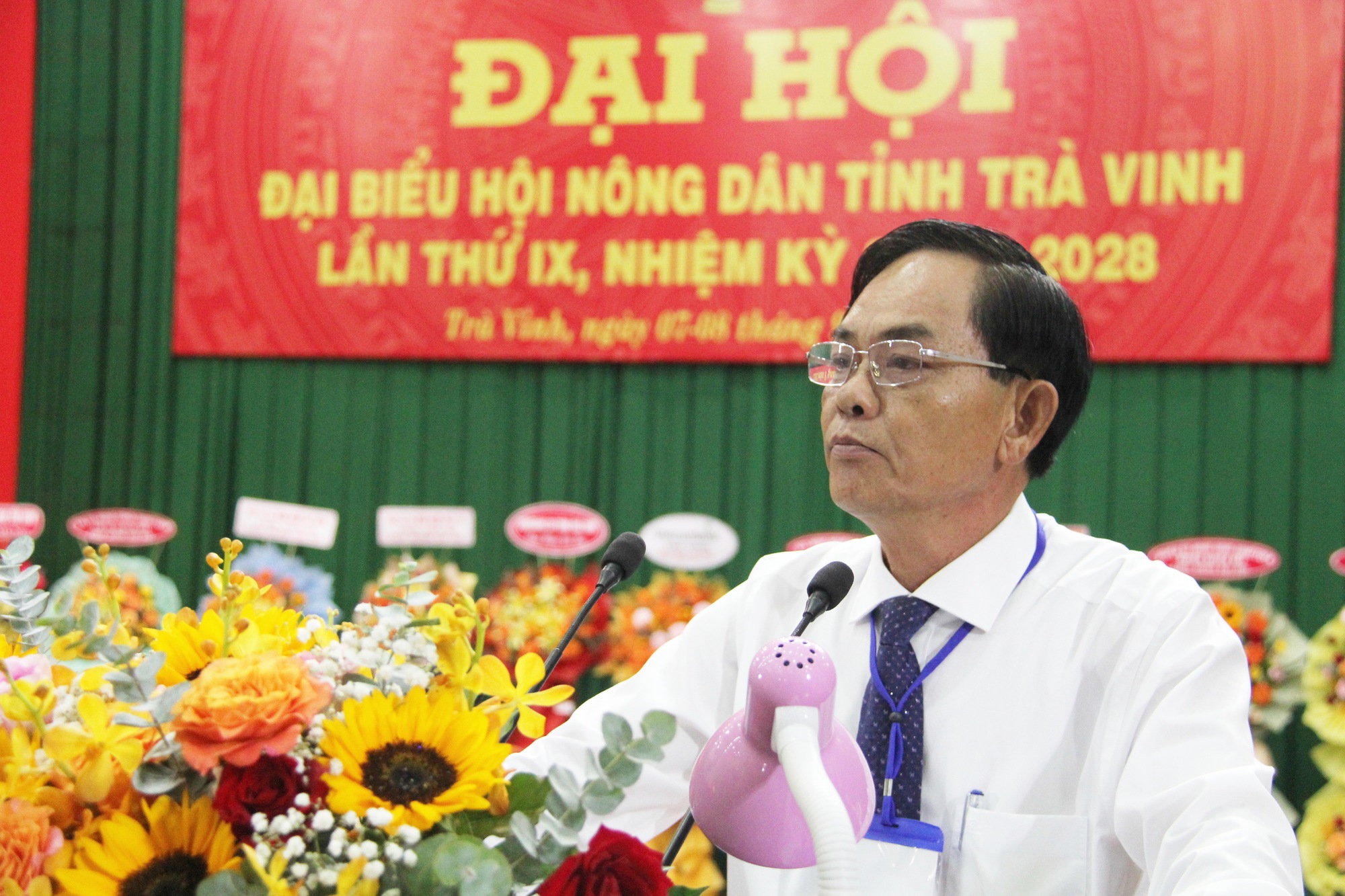 Bí thư Tỉnh ủy Trà Vinh, Phó Chủ tịch TƯ Hội NDVN dự, chỉ đạo Đại hội Hội Nông dân tỉnh Trà Vinh - Ảnh 3.