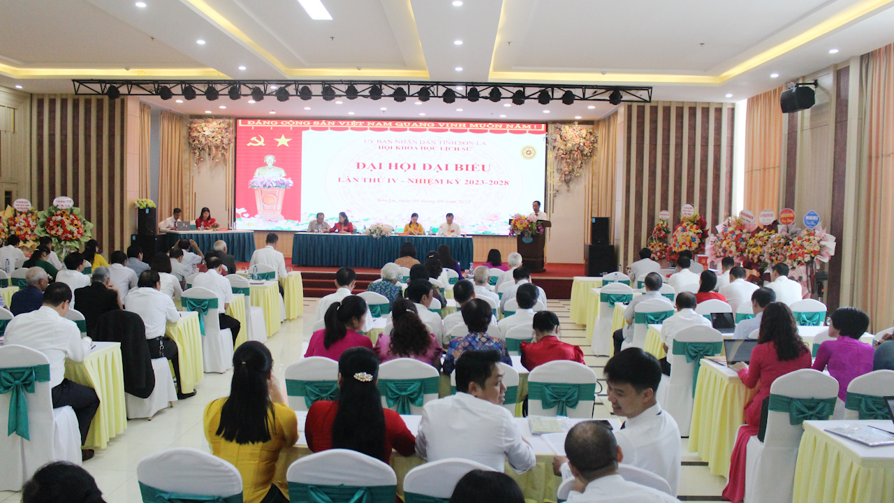 Đại hội Hội Khoa học lịch sử tỉnh Sơn La lần thứ IV, nhiệm kỳ 2023-2028 - Ảnh 2.