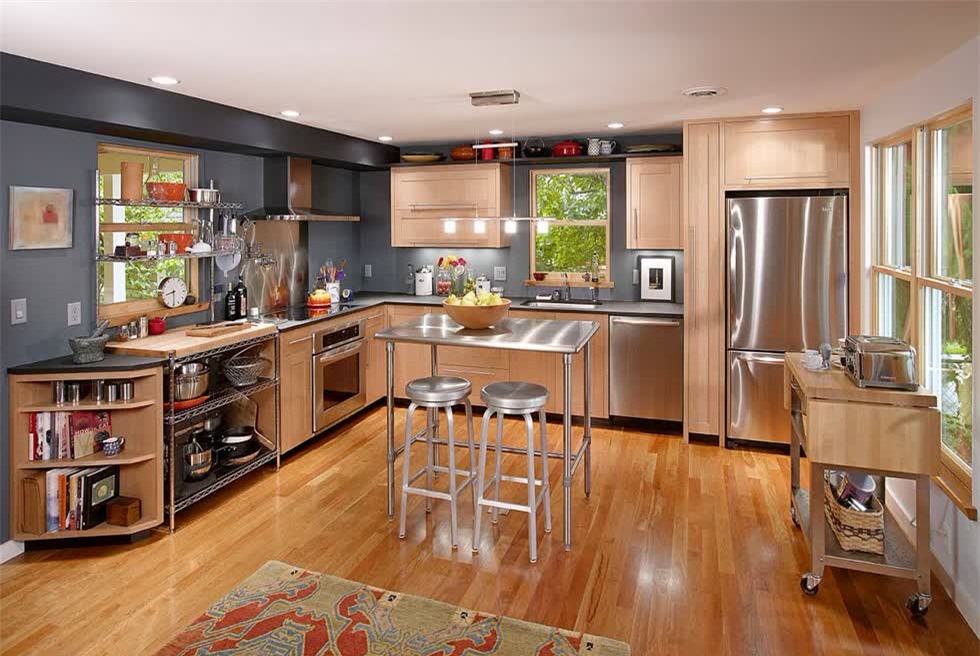 Bí quyết tiết kiệm không gian cho bếp nhỏ tuyệt vời - Ảnh 6.