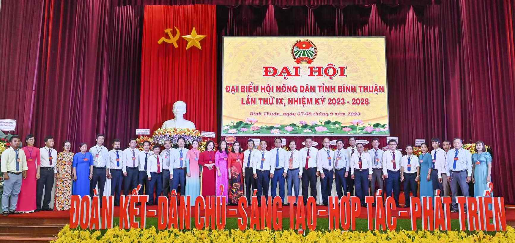 Ông Nguyễn Phú Hoàng tái đắc cử chức Chủ tịch Hội Nông dân tỉnh Bình Thuận nhiệm kỳ 2023- 2028 - Ảnh 9.