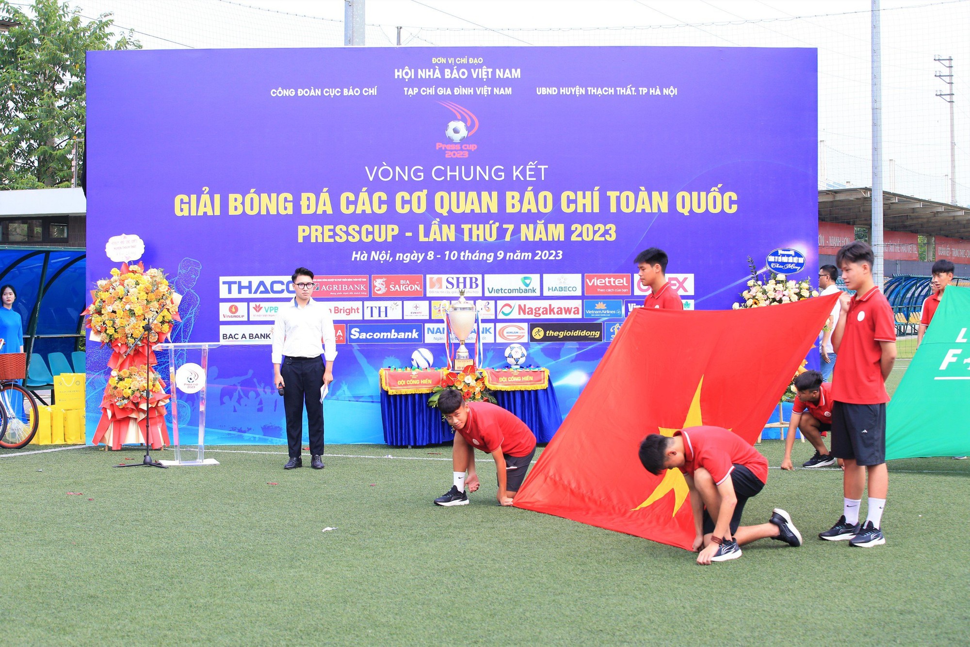 Khai mạc Vòng chung kết Press Cup 2023: báo NTNN/Dân Việt để hòa trận đầu ra quân - Ảnh 1.