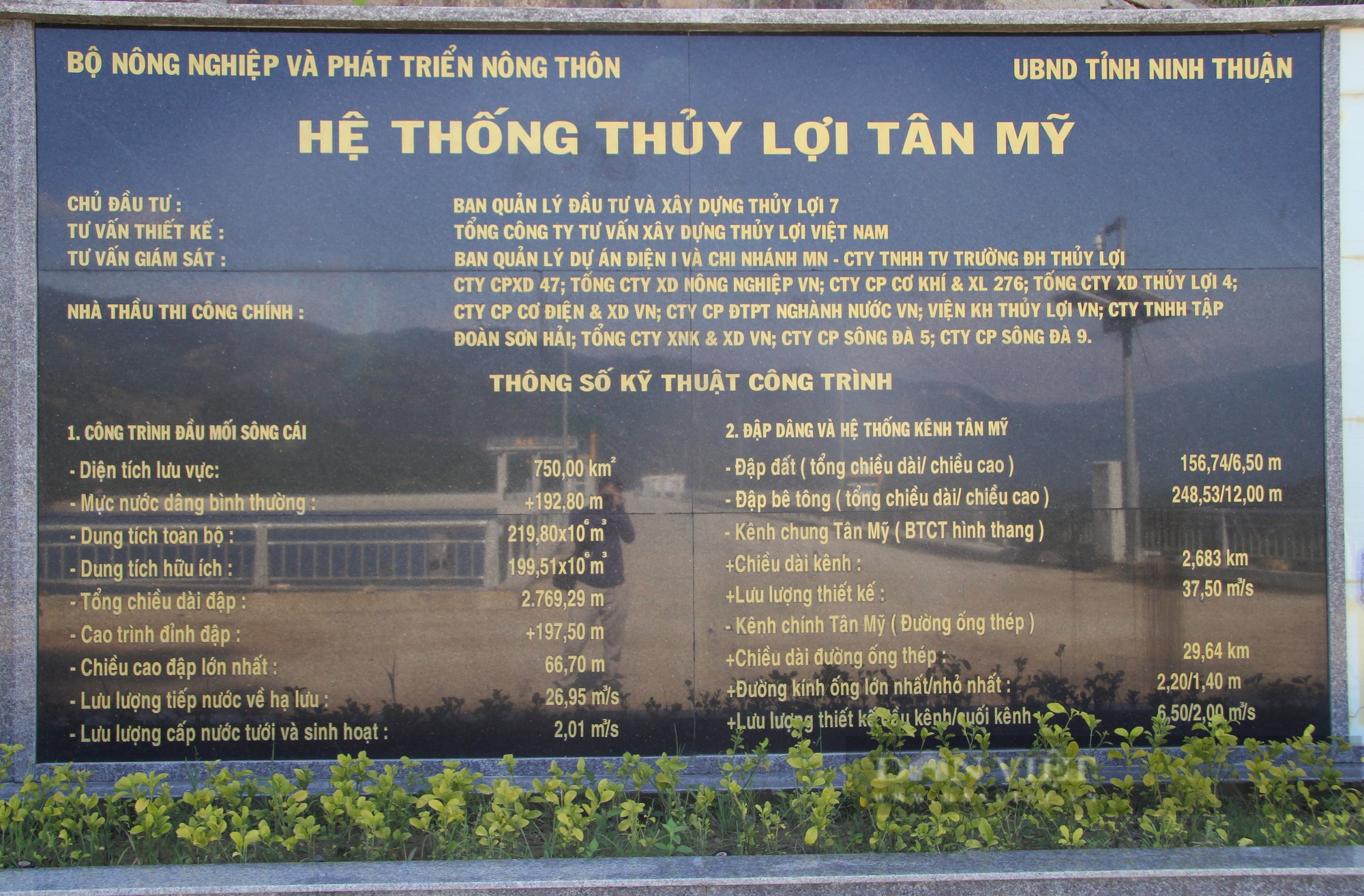 Siêu công trình hồ thủy lợi Sông Cái có đập bê tông dài nhất Việt Nam ở Ninh Thuận - Ảnh 3.