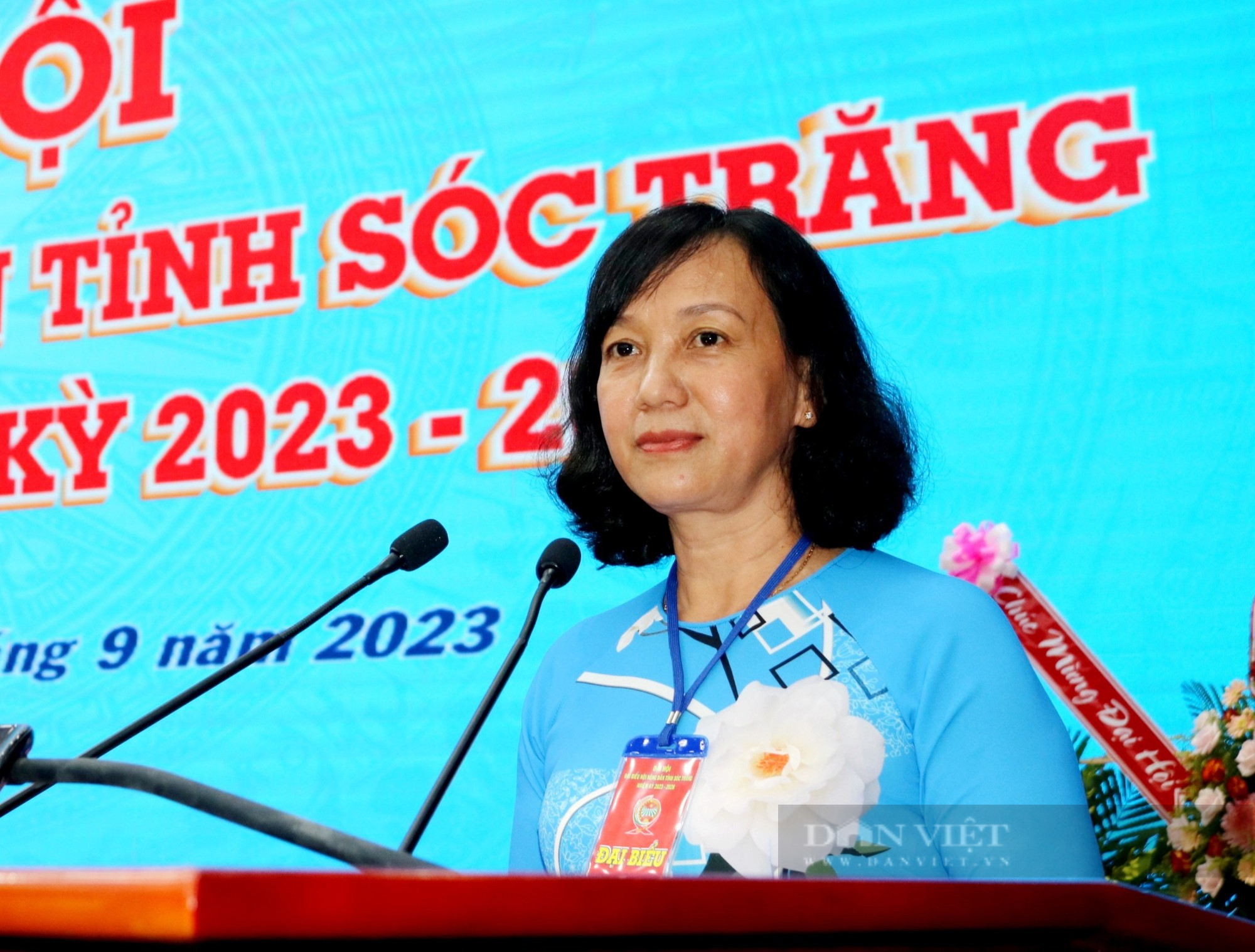 Bà Phạm Lệ Lam tái đắc cử Chủ tịch Hội Nông dân tỉnh Sóc Trăng - Ảnh 1.