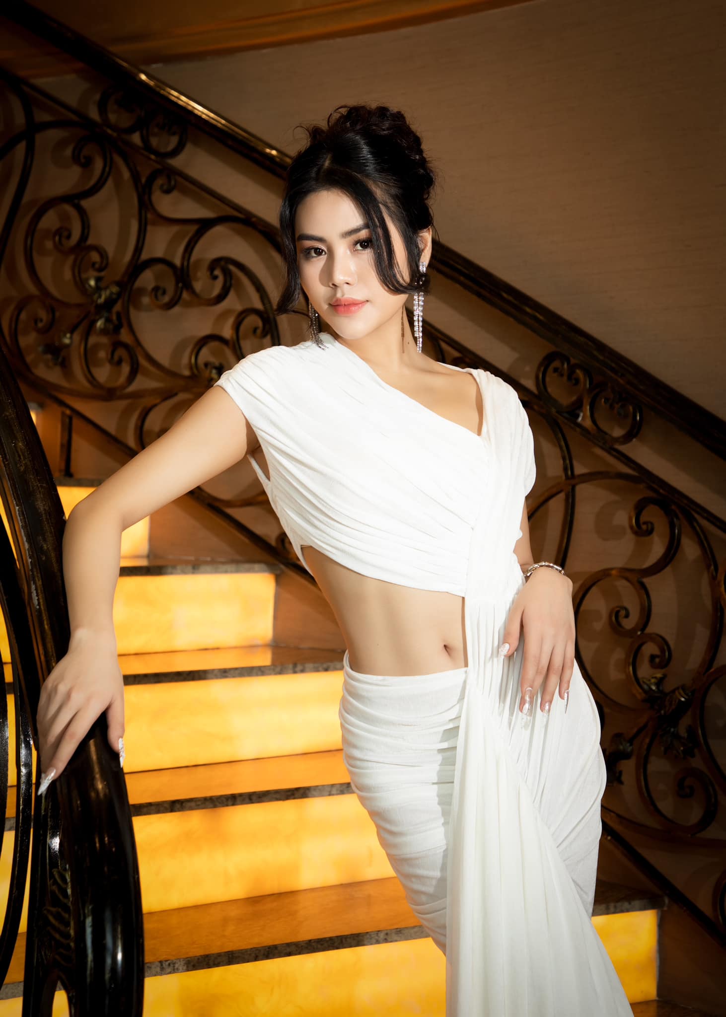 Cuộc sống kín tiếng Chu Thị Ánh Á hậu 2 Miss Fitness Vietnam 2022 và màn trả lời ứng xử ấp úng bị "đào lại"- Ảnh 1.